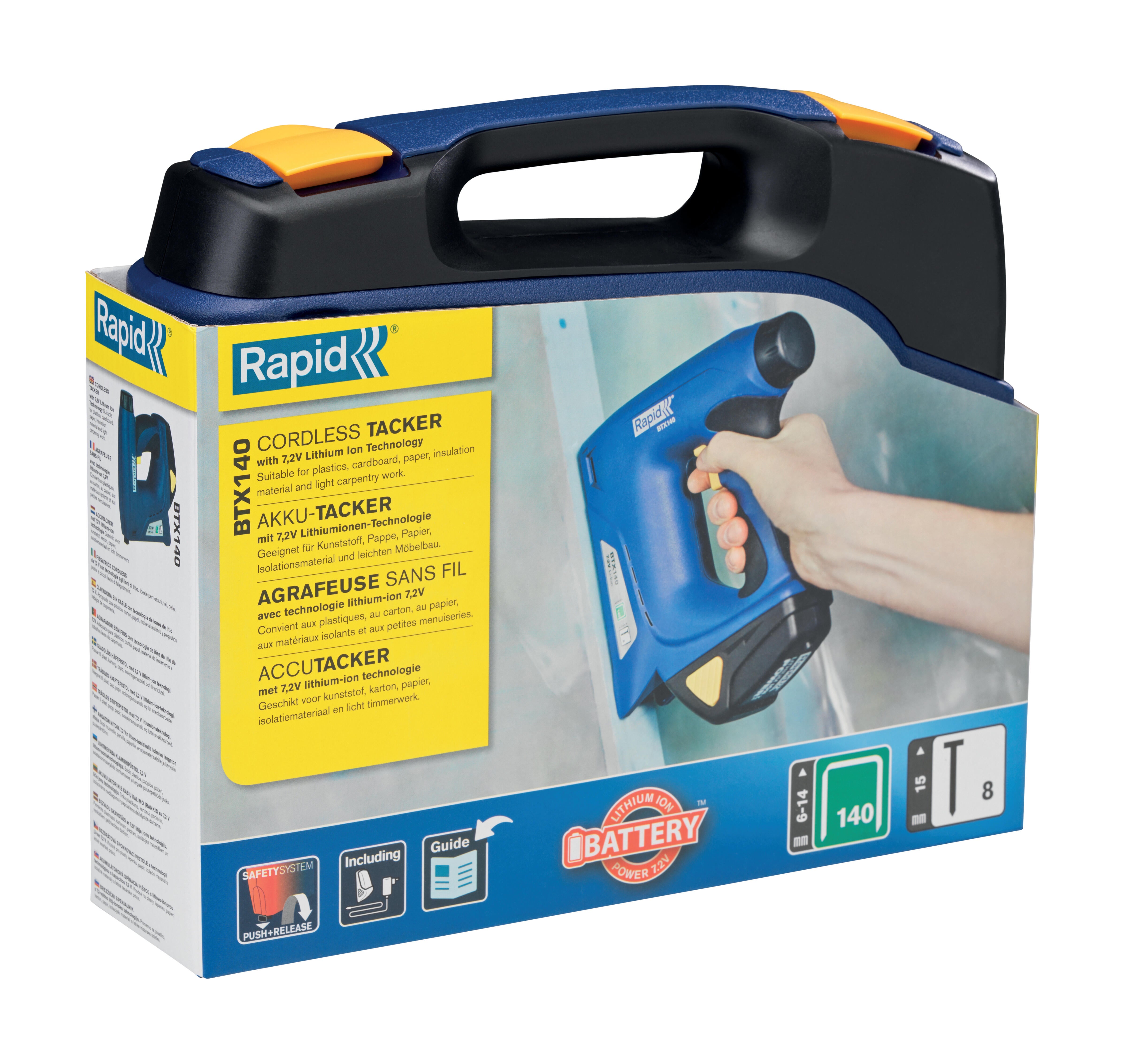 Agrafeuse cloueuse sans fil BTX140 RAPID - 2
