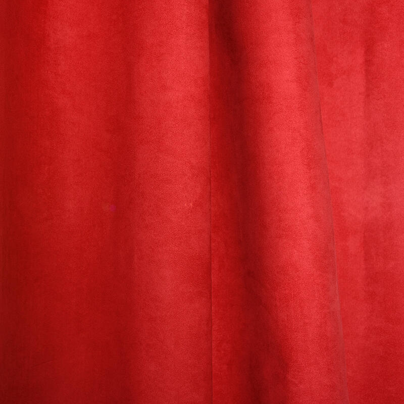 Tenda Suedine rosso, occhiello 140x280 cm - 10