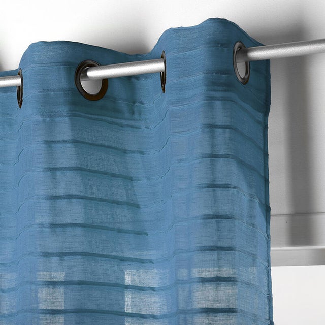 Tenda Tokyo azzurro, occhiello 140x280 cm