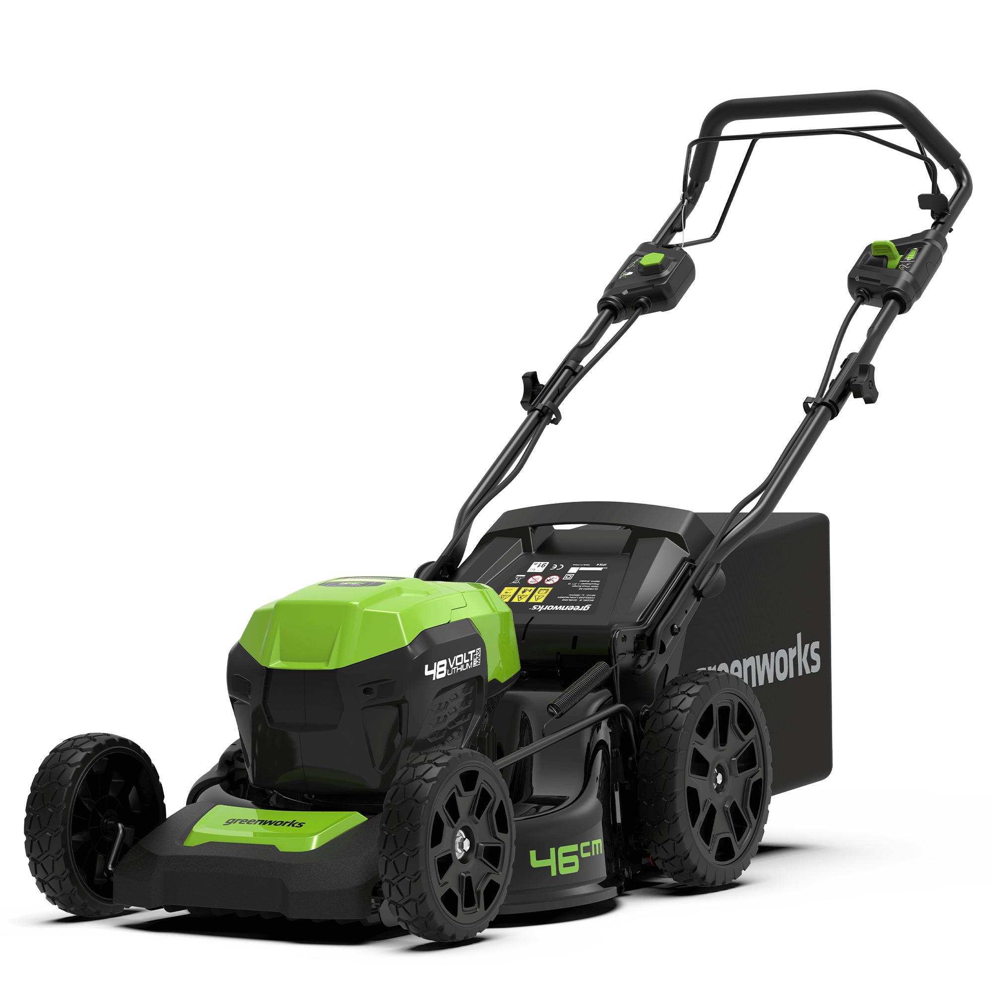 Tagliaerba a batteria a velocità regolabile GREENWORKS 48V L 46 cm, 1 batteria inclusa - 6