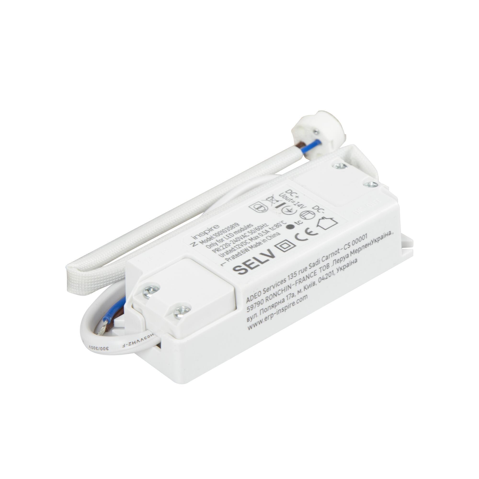 Douille GU5.3 + transformateur LED 6W 12V INSPIRE - 2