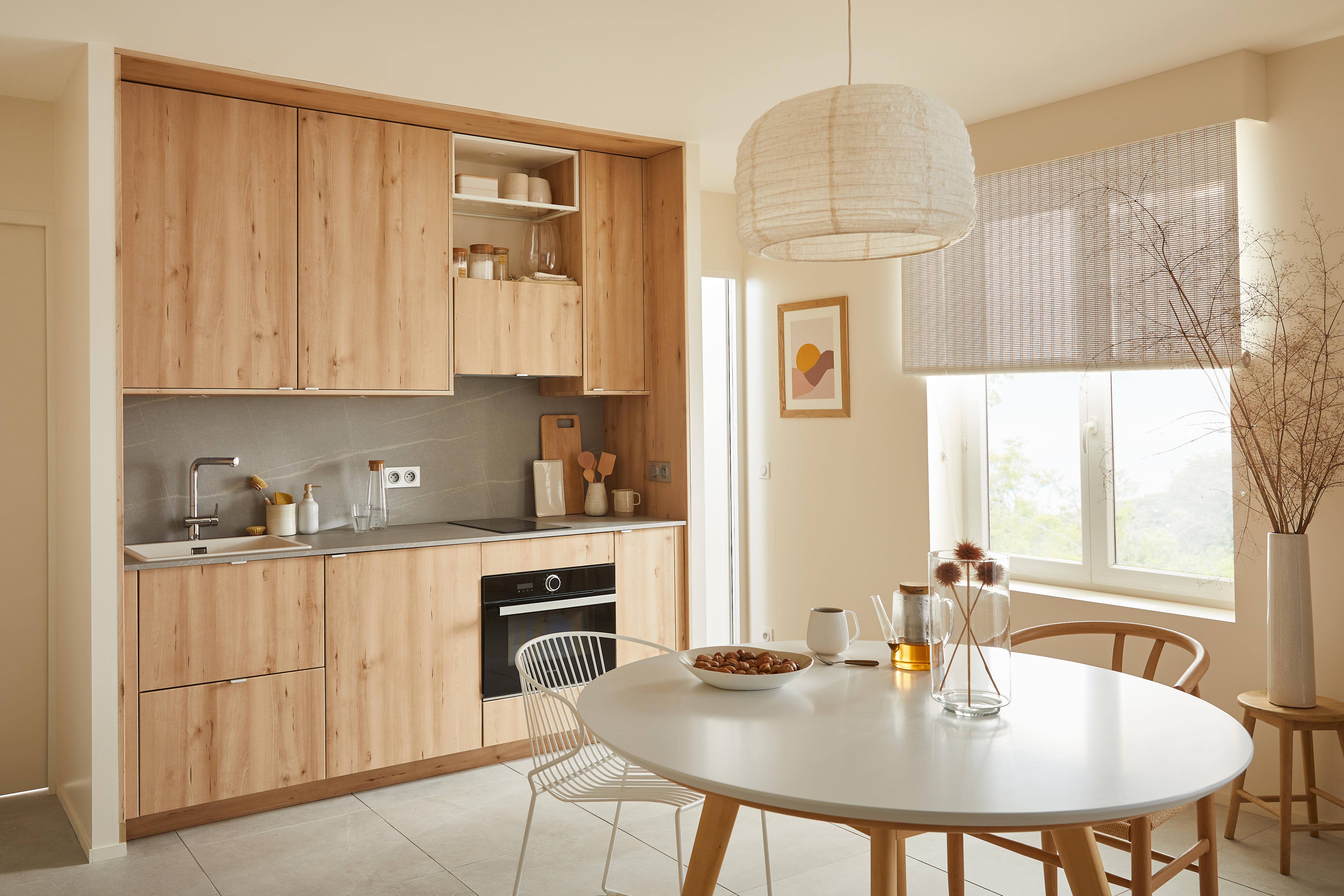 Maniglia per mobili INSPIRE in alluminio grigio e argento anodizzato interasse 36 mm, 2 pezzi - 17