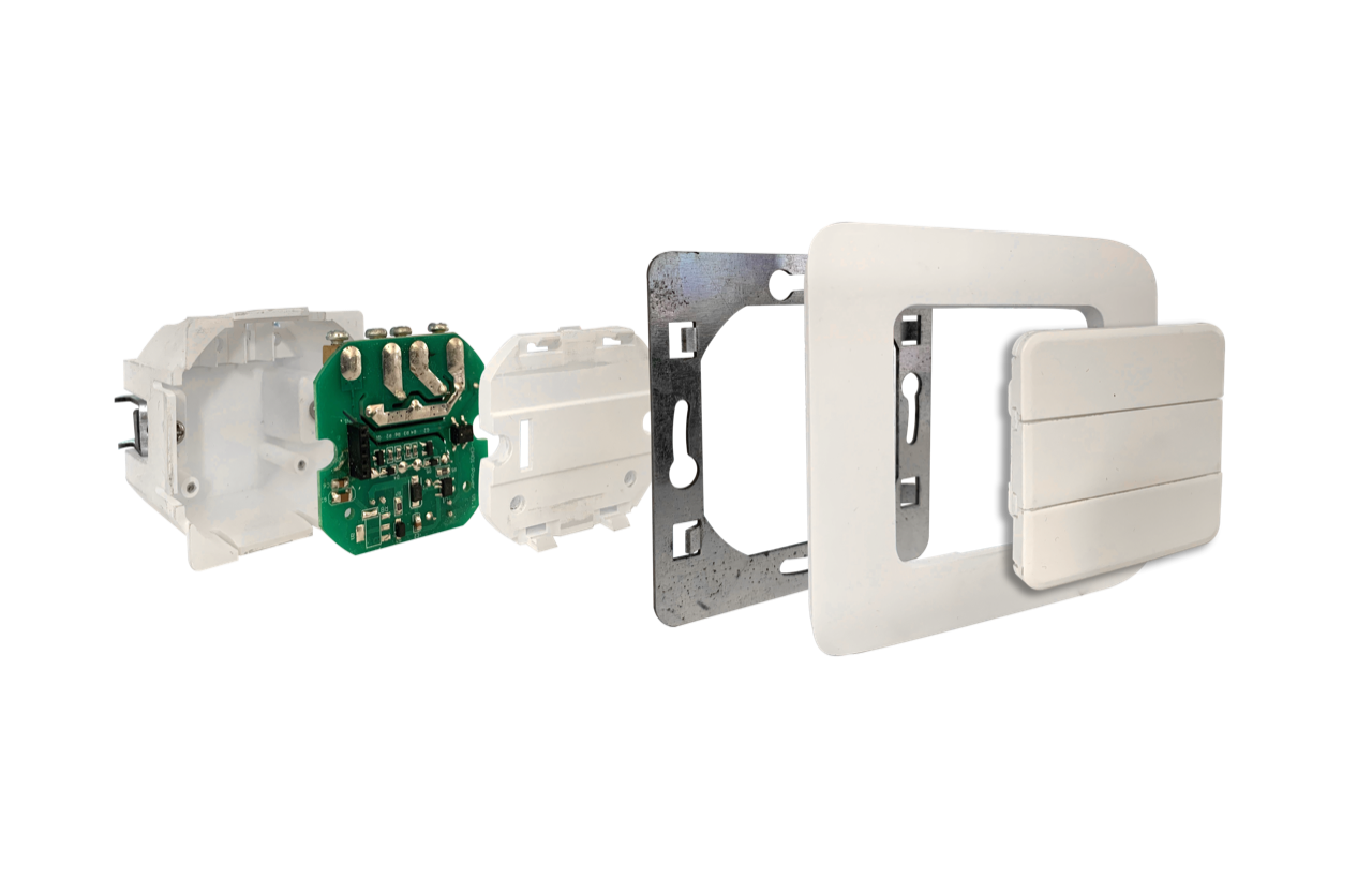 Interrupteur volet roulant connecté blanc  DIO - 4