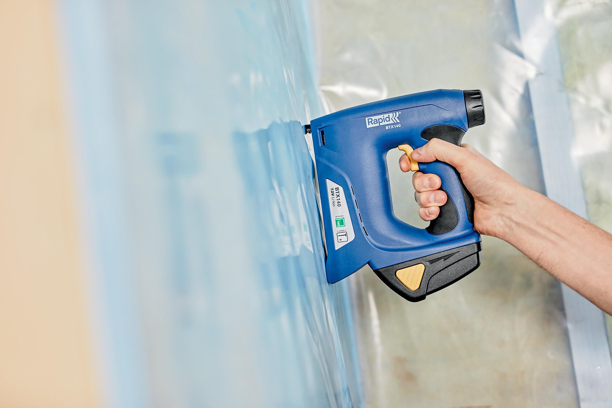Agrafeuse/cloueuse batterie BTX140 Rapid, agrafes N°40 (6-14mm), clous 8 (15mm) - 6