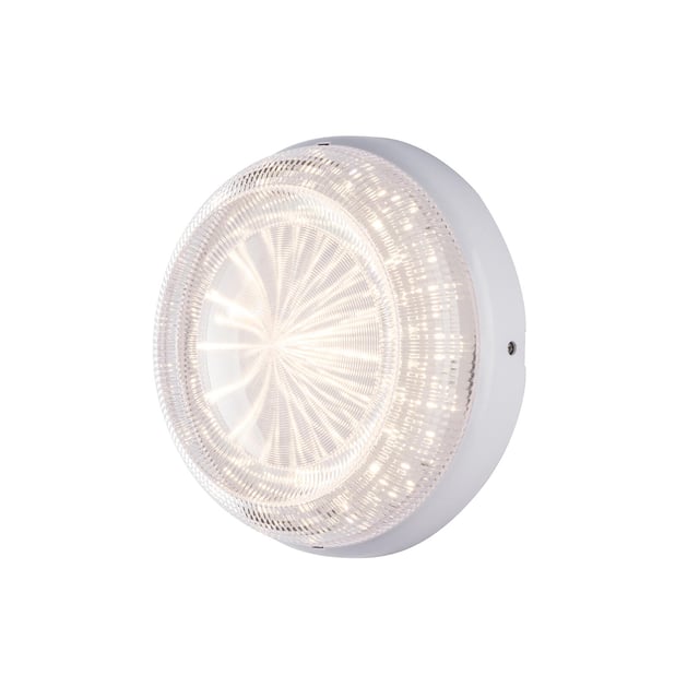 Applique LED neoclassico Capri bianco IP20, luce cct da bianco caldo al bianco neutro 2350 lumen, INTEC