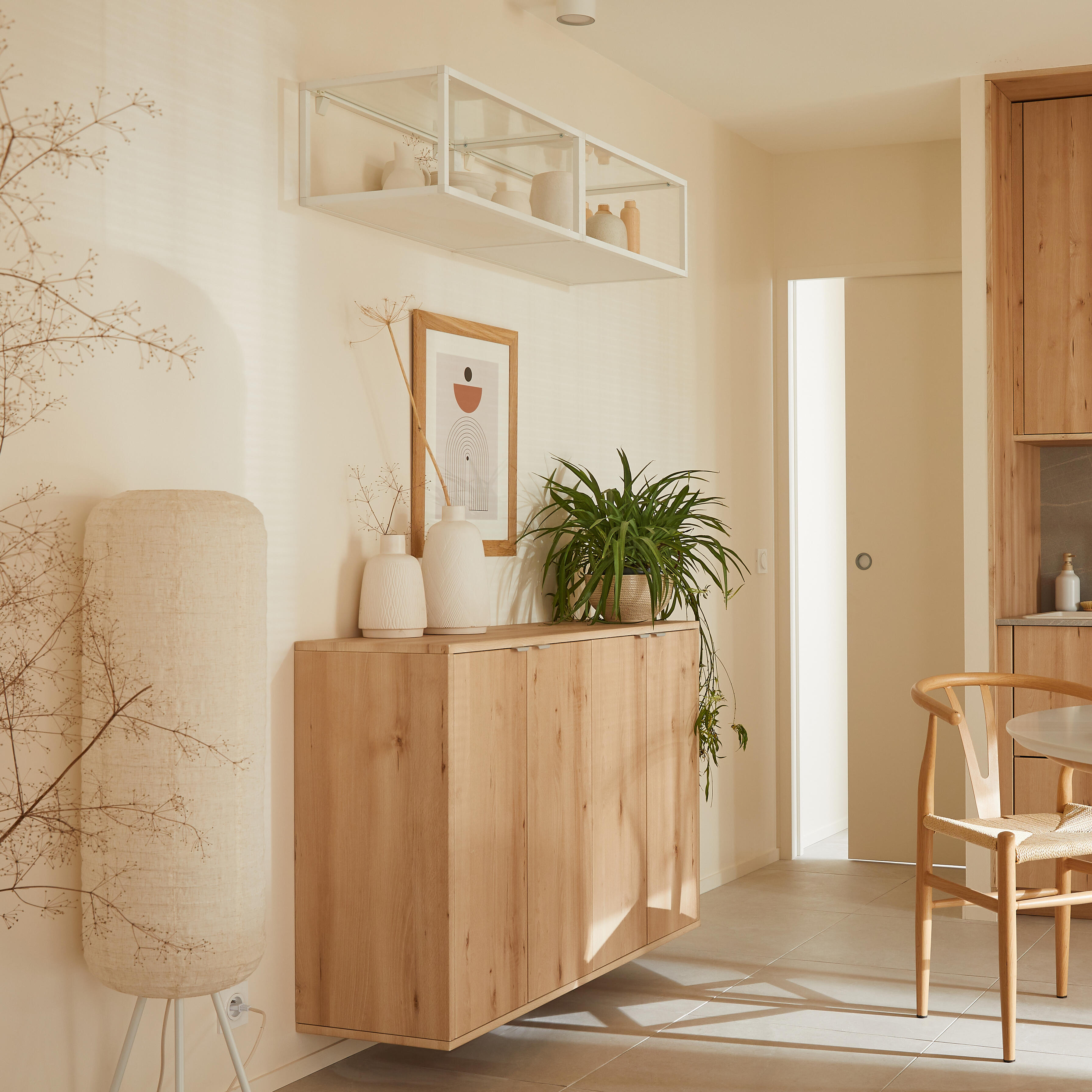 Maniglia per mobili INSPIRE in alluminio grigio e argento anodizzato interasse 36 mm, 2 pezzi - 12