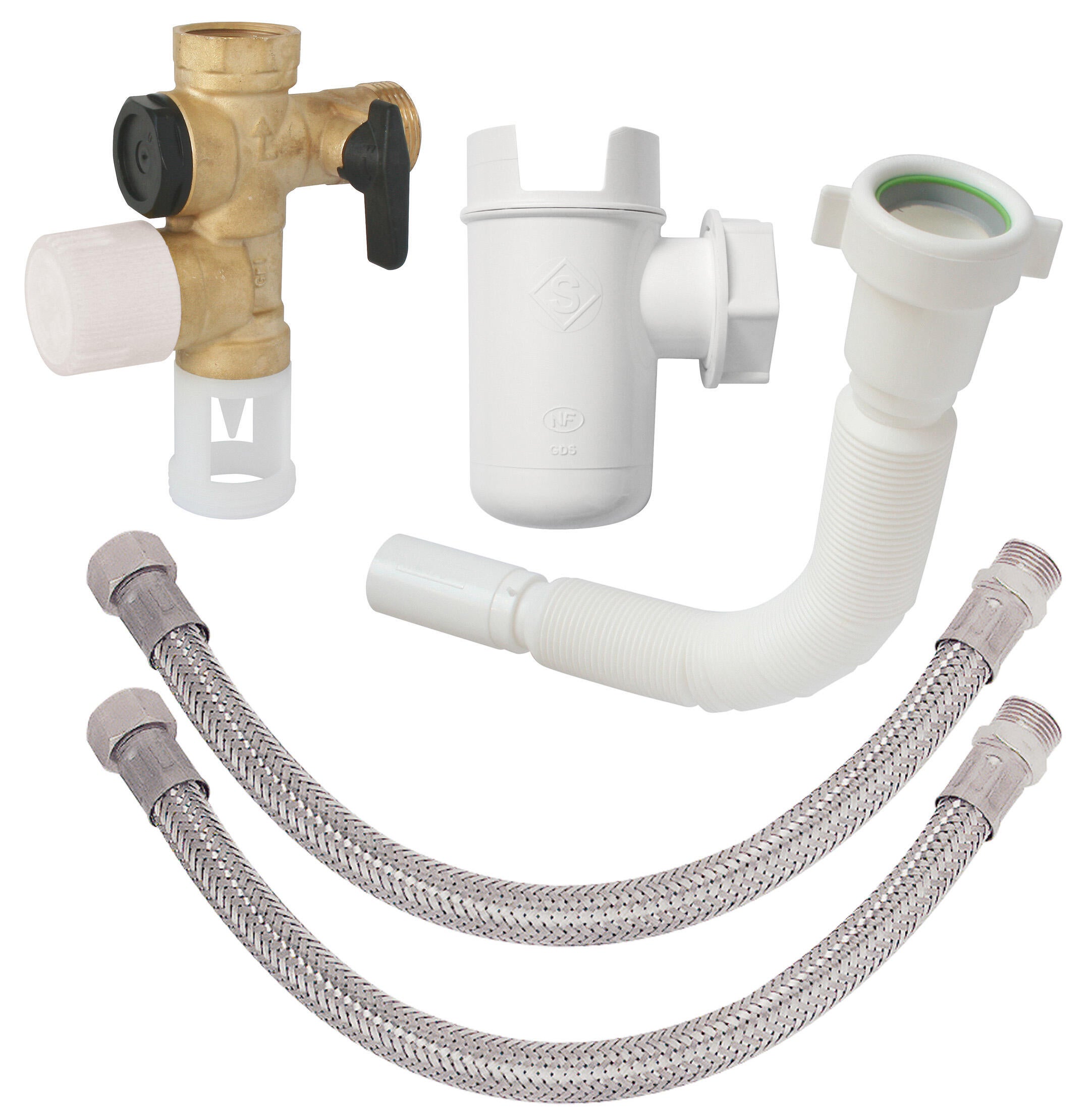 Kit groupe de sécurité laiton EQUATION - 2