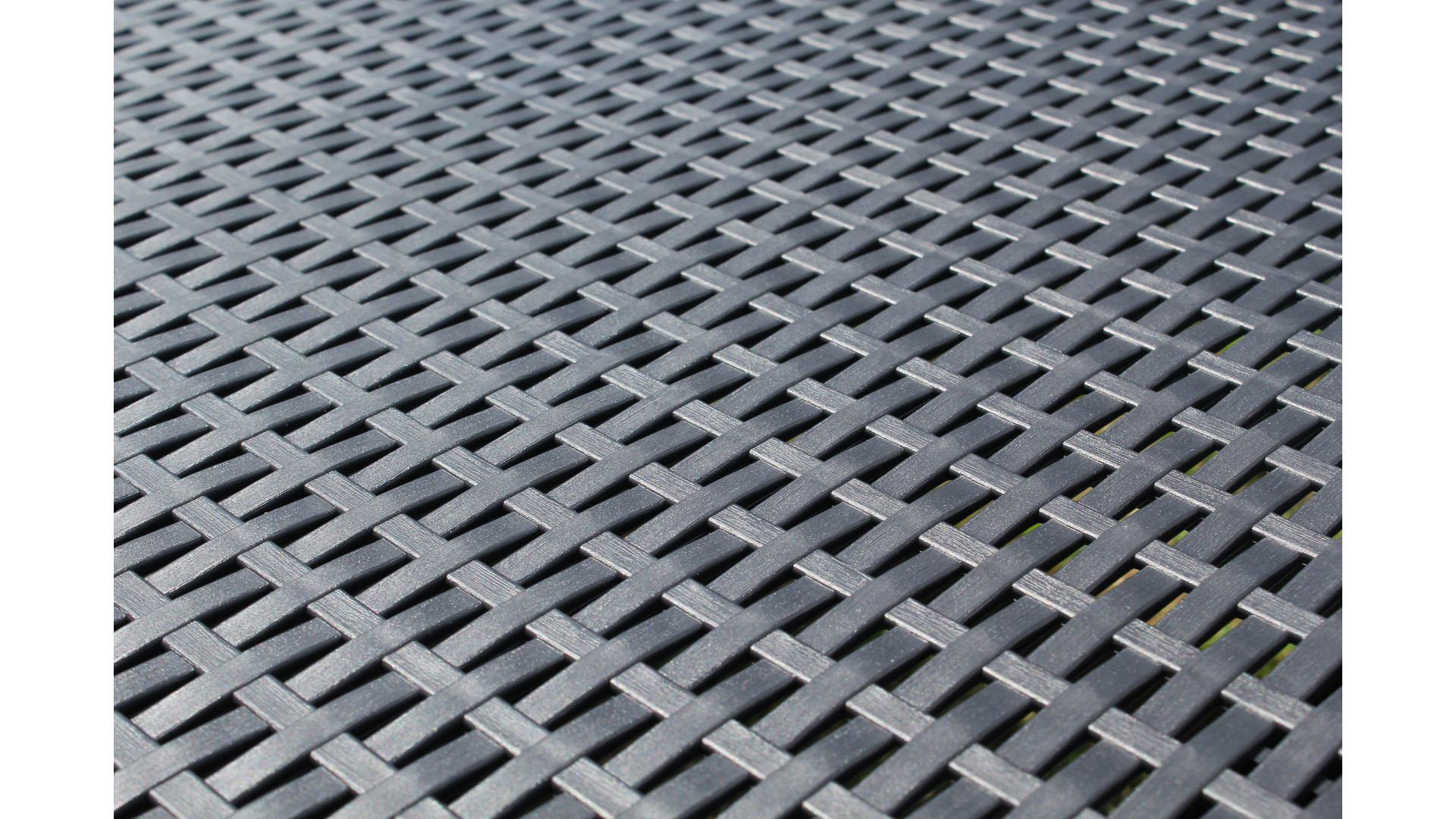 Tavolino da esterno Contenitore Lipari struttura e superficie in resina antracite per 2 persone 53x53cm - 12