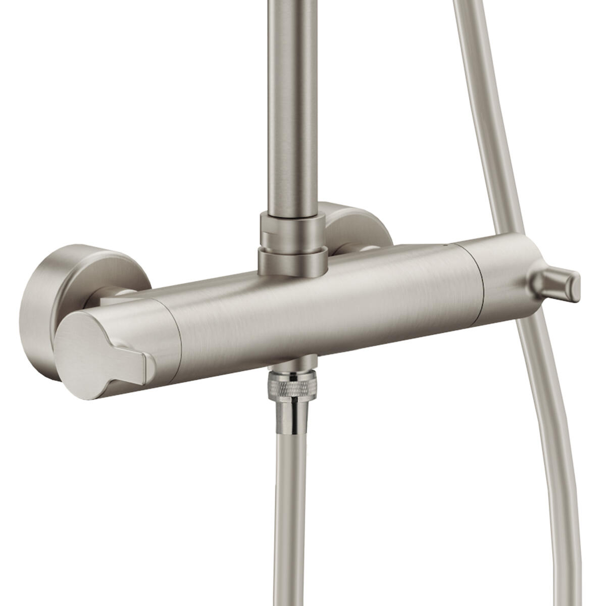 Colonna doccia con miscelatore Plano Nickel - 5