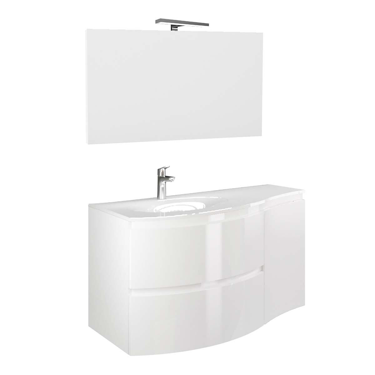 Yaheetech Mobile da Bagno Armadietto a Colonna Alto d'Angolo 163 x 60 x