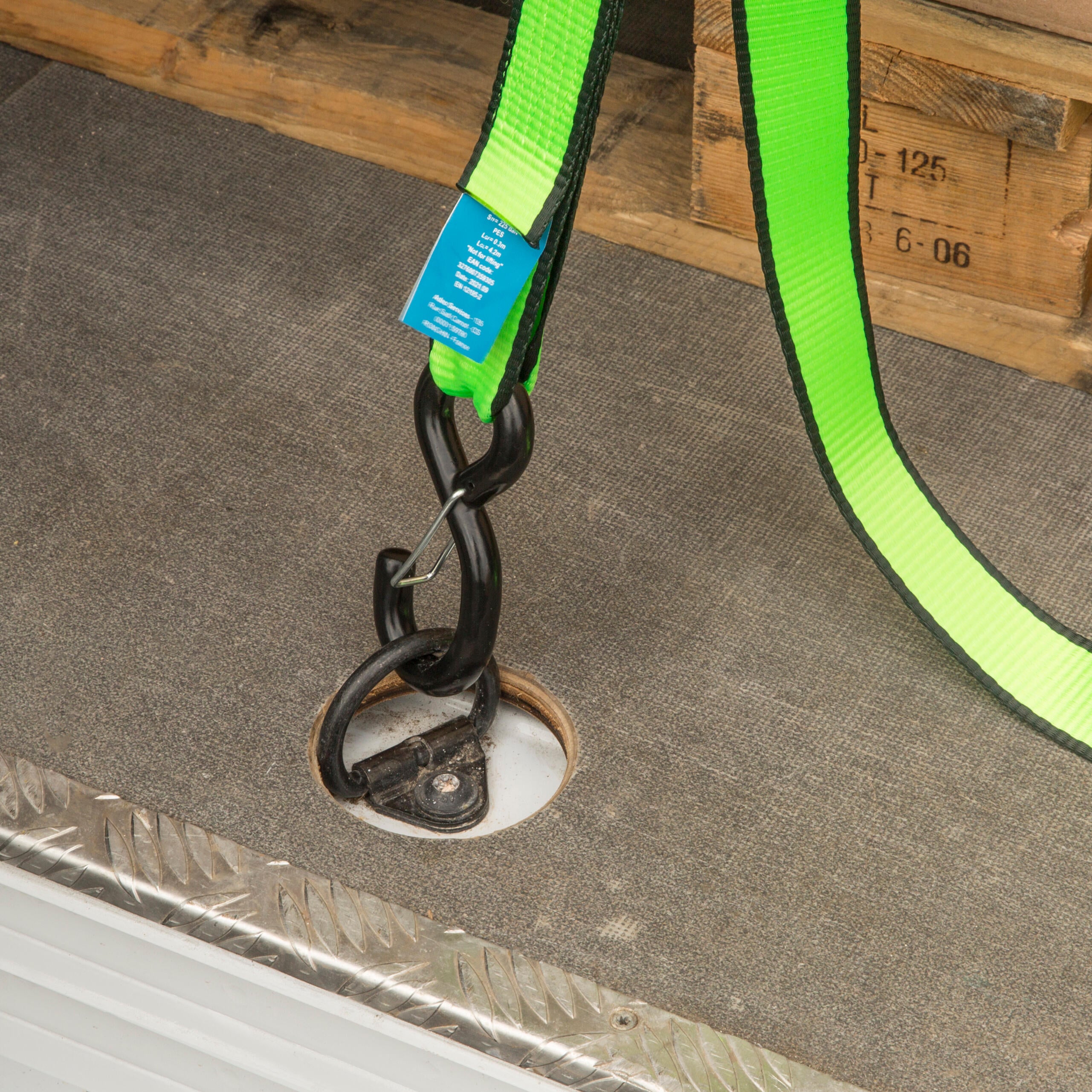 Pas transportowy 38 mm x 4.5 m 1100 kg napinacz-hak Standers - 3