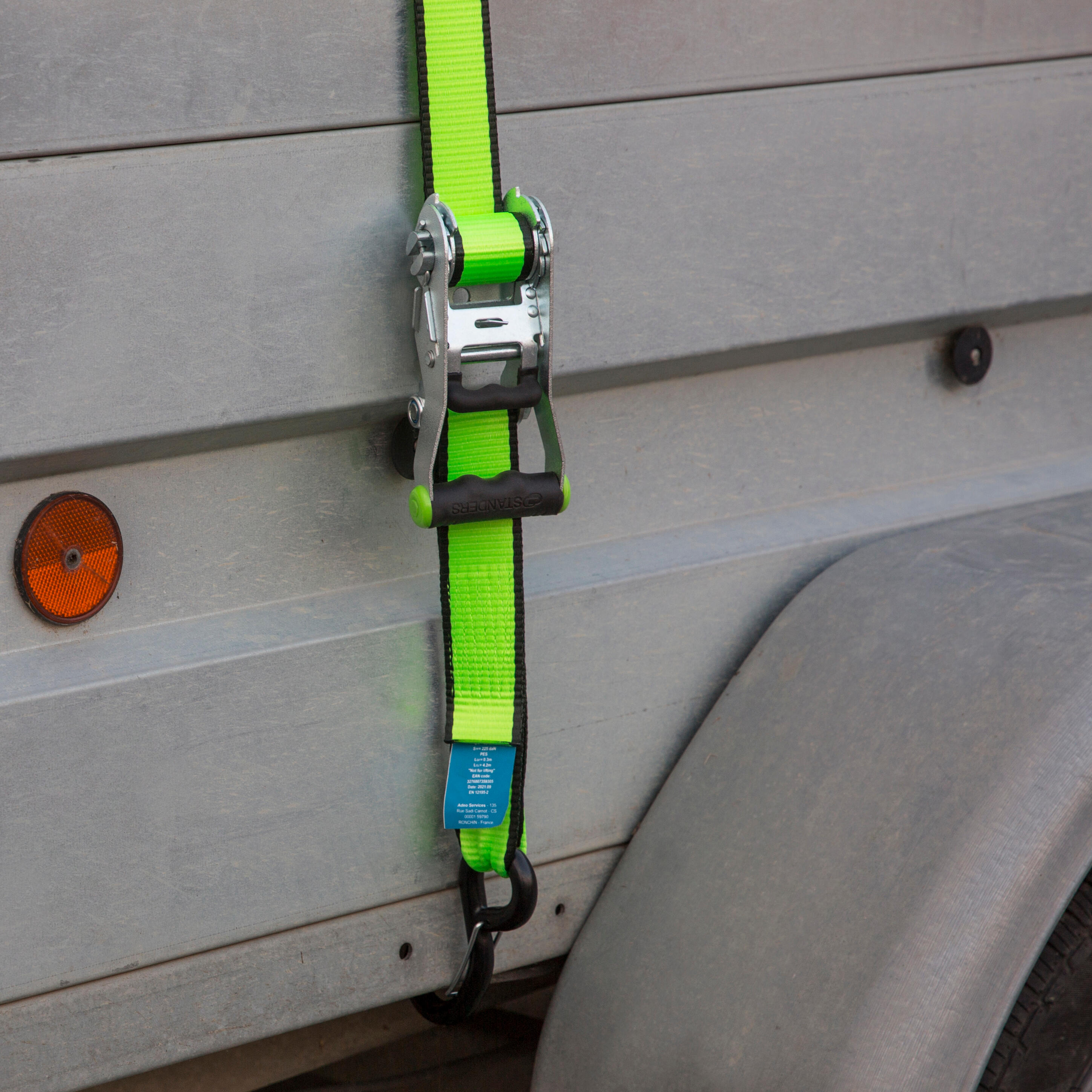 Pas transportowy 38 mm x 4.5 m 1100 kg napinacz-hak Standers - 5