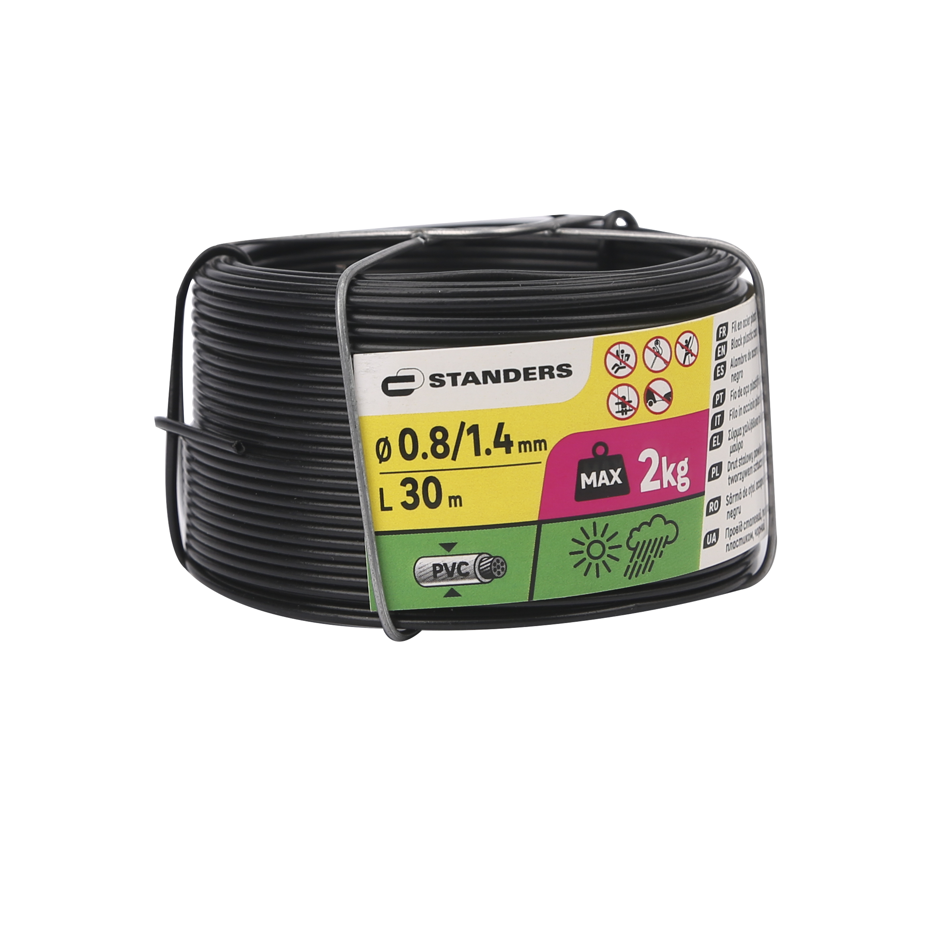 Alambre de acero de 30 m de longitud y 1.4 mm de ø - 10