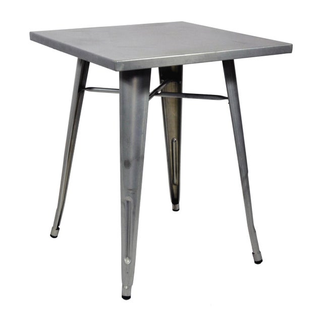 Tavolo da pranzo per giardino Industrial struttura e superficie in ferro per 2 persone 60x60cm