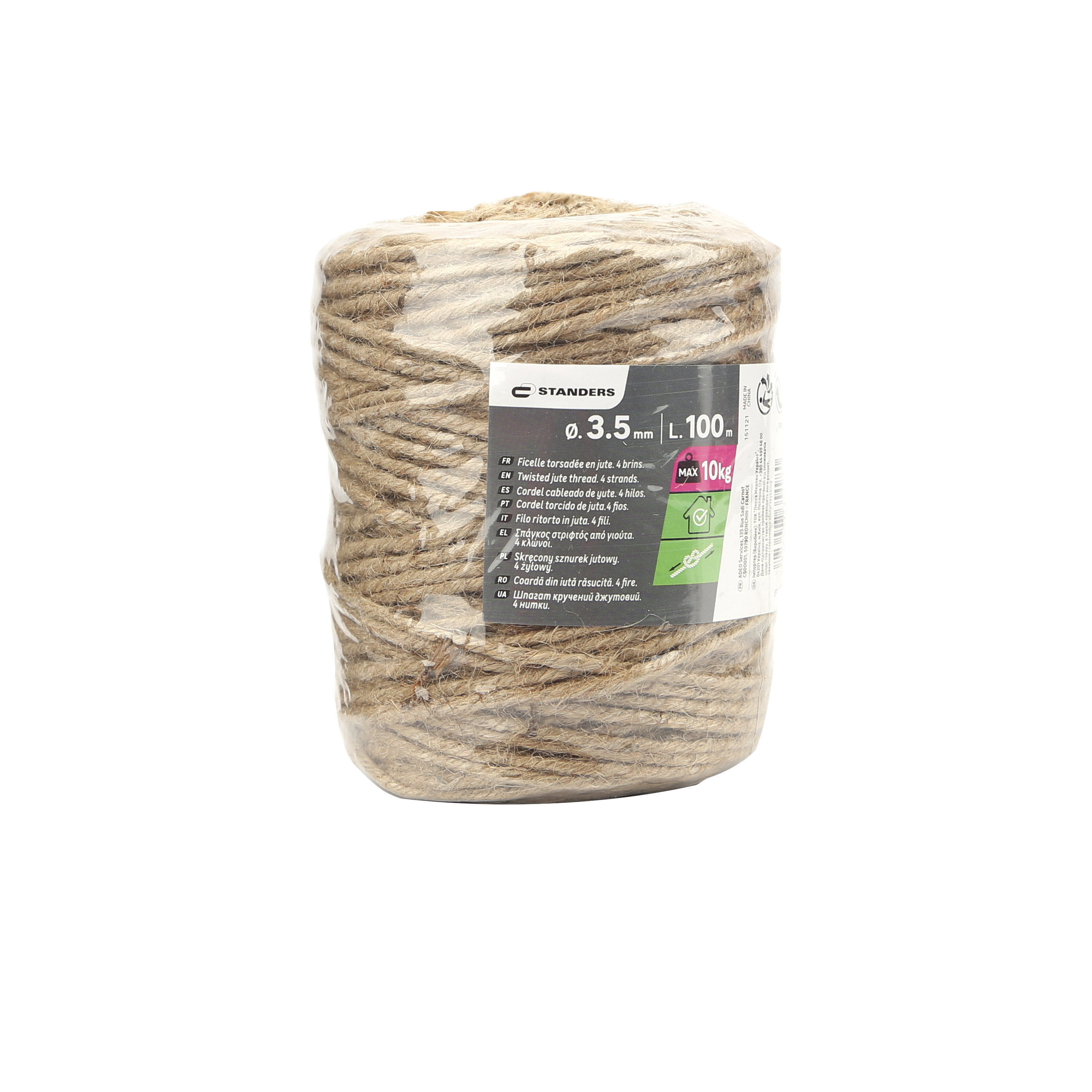 Corda STANDERS juta 3.5mm 100m - 8