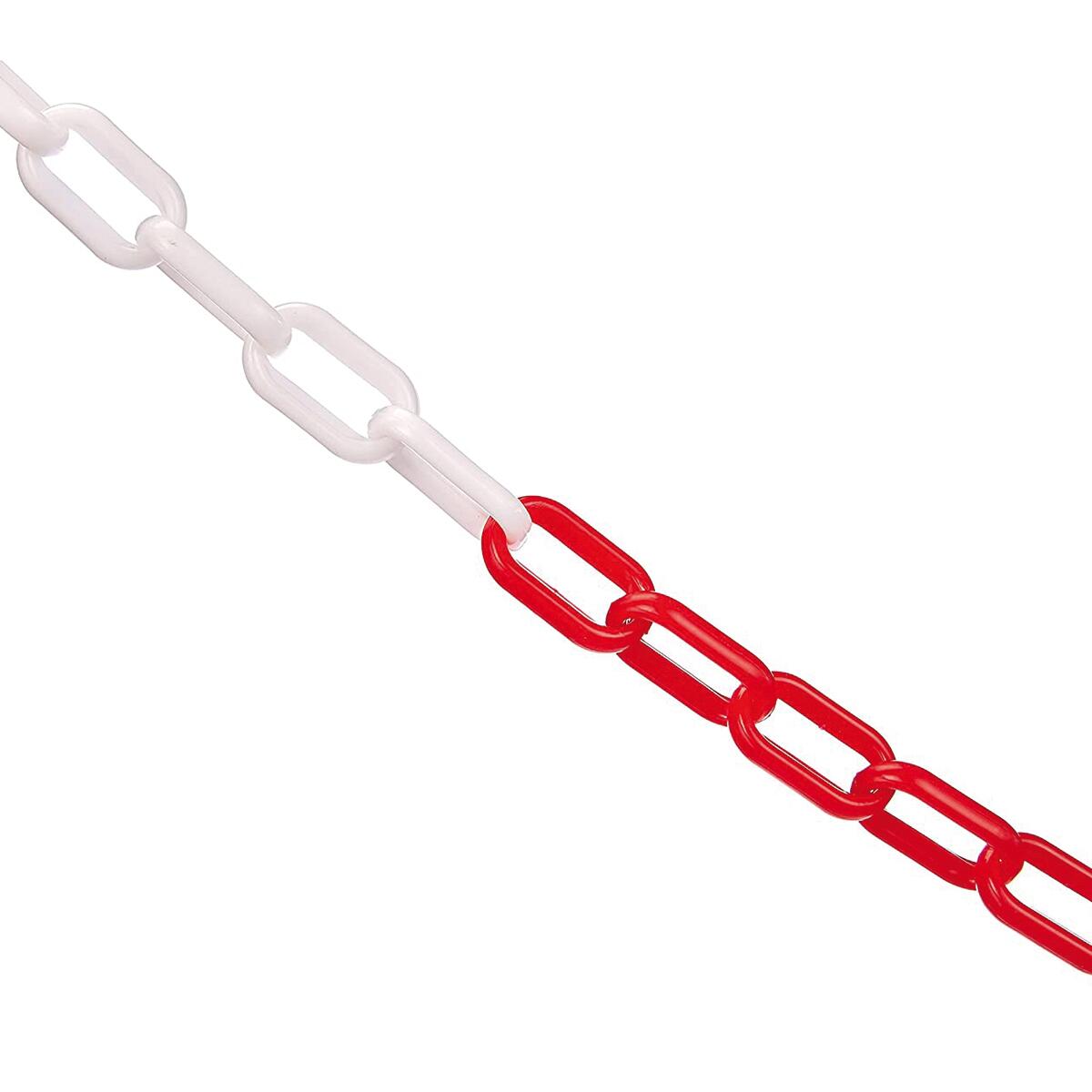 Catena segnaletica in polipropilene, dimensione maglia ø5xL30mm, L 5 m - 2