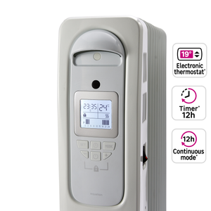 Grunkel Radiador De Aceite Con Termostato Y Programador Estufas