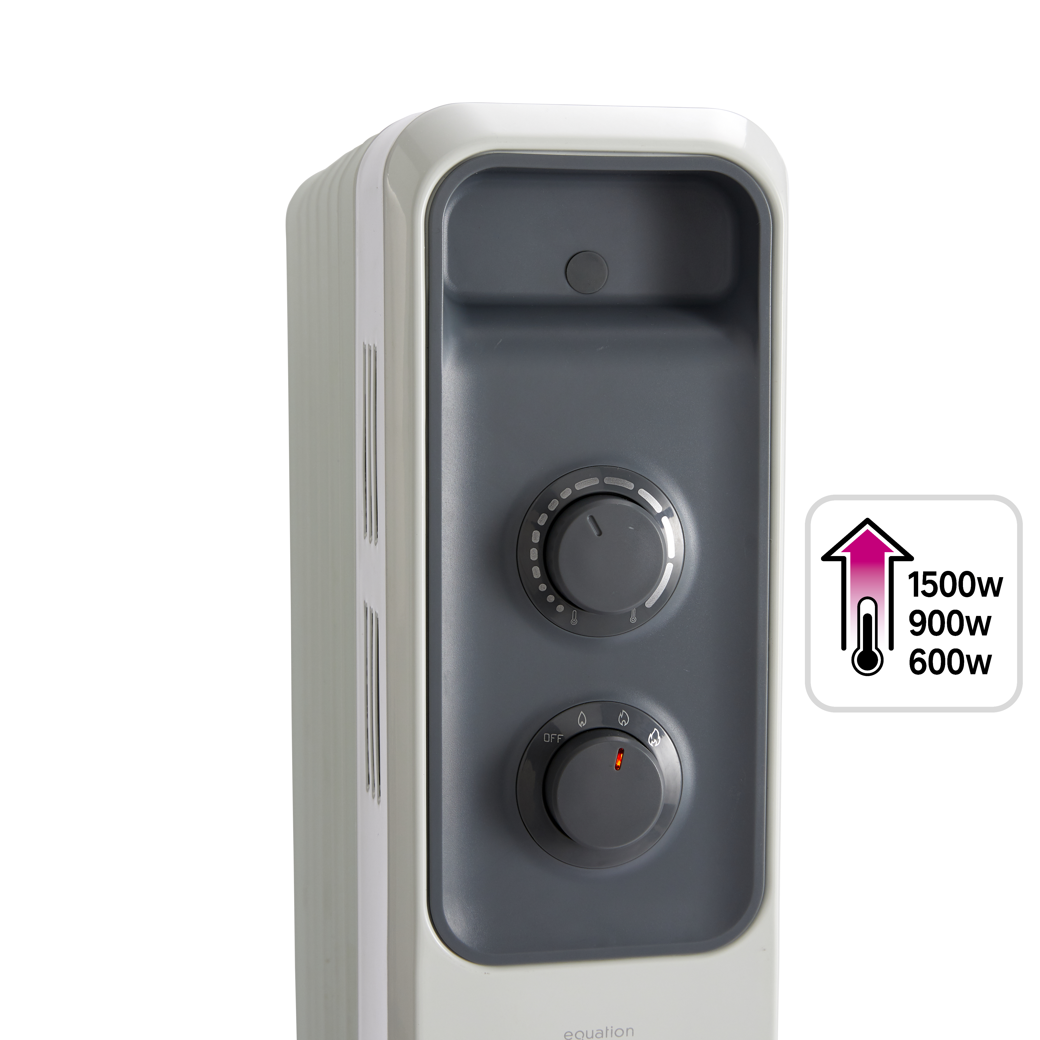 Radiateur bain d'huile électrique 1500W EQUATION Basic blanc - 7