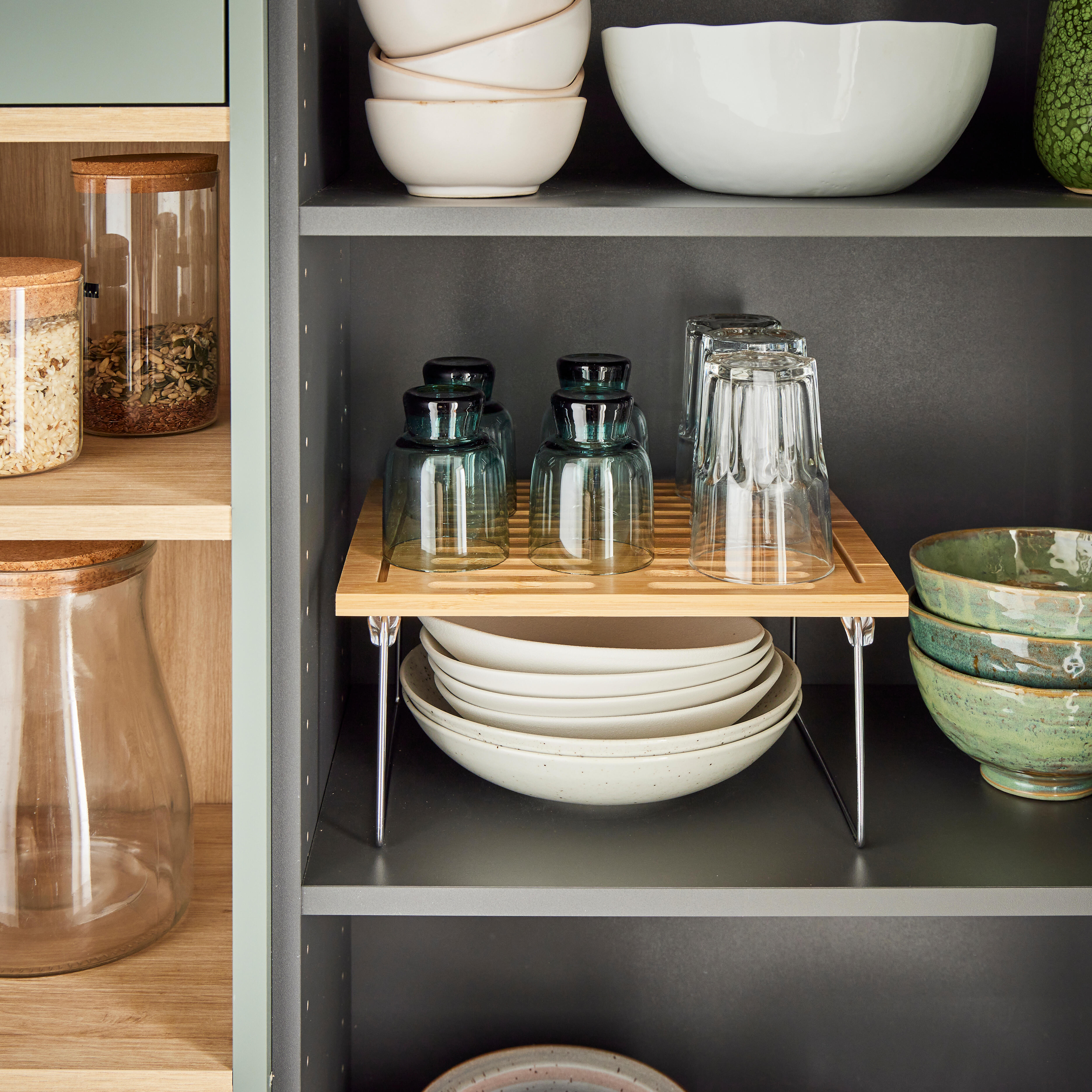 Estante bambú 32x28x15.5cm - 4