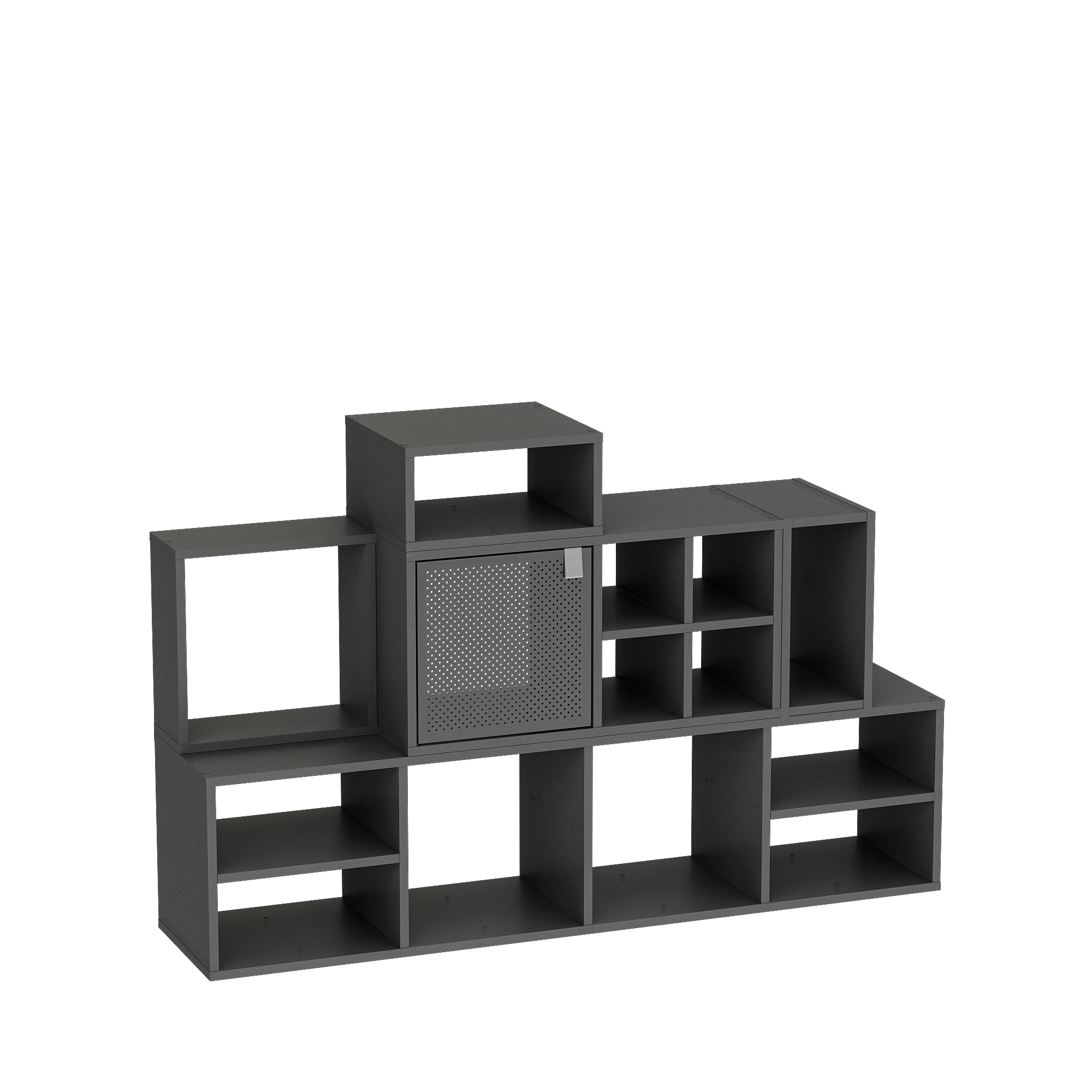 Półka prosta Spaceo Kub 32.7 x 31.5 x 1.6 cm grafit Spaceo - 8