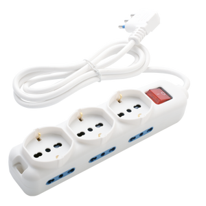 Relectric kabelhaspel open 4-voudig met randaarde IP44 40 meter