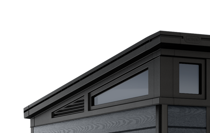 Abri de jardin résine KETER Cortina 97 Ep.20 mm, 5.3 m² - 5