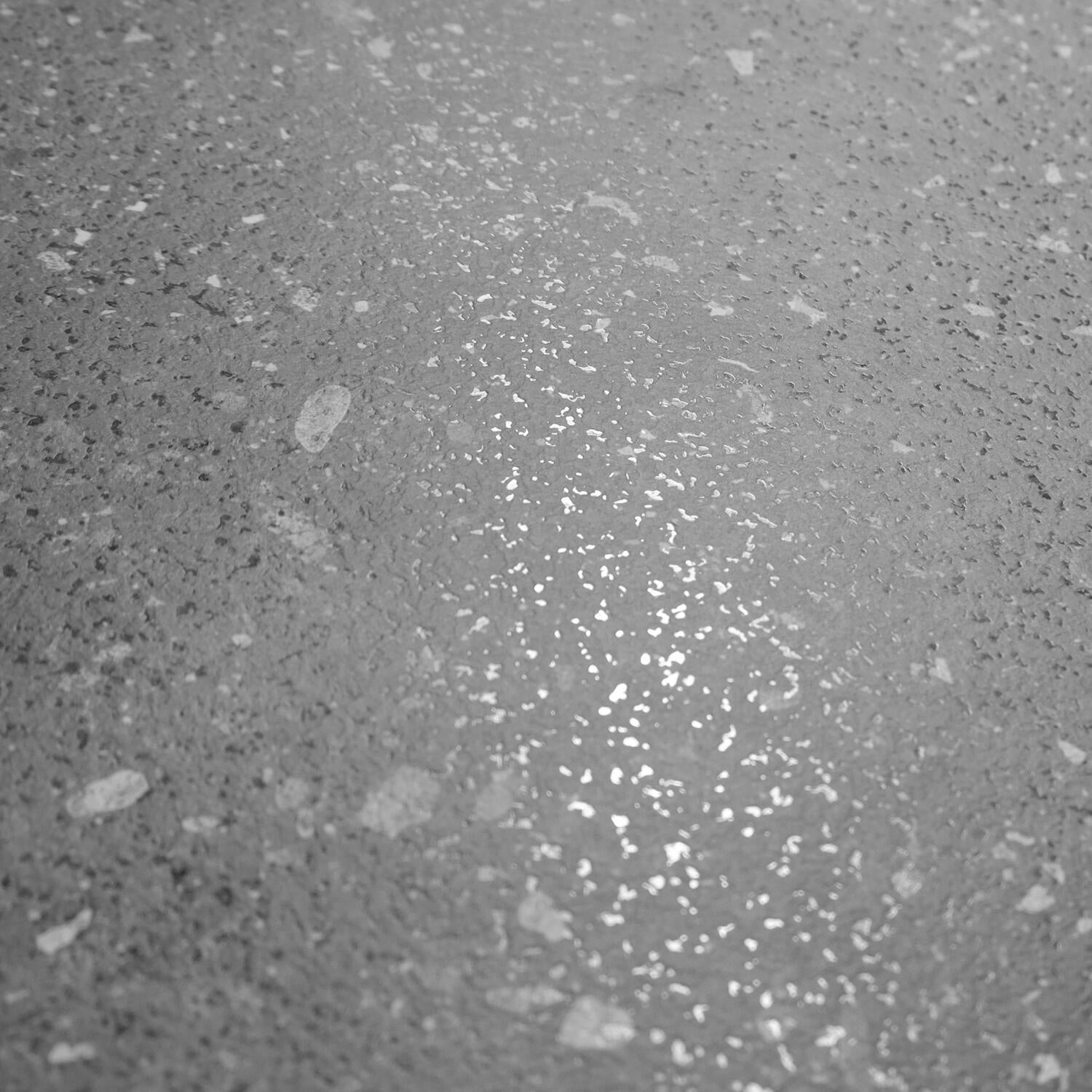 Crédence stratifié réversible Terrazzo noir/Métal vieilli H.64cm - 4