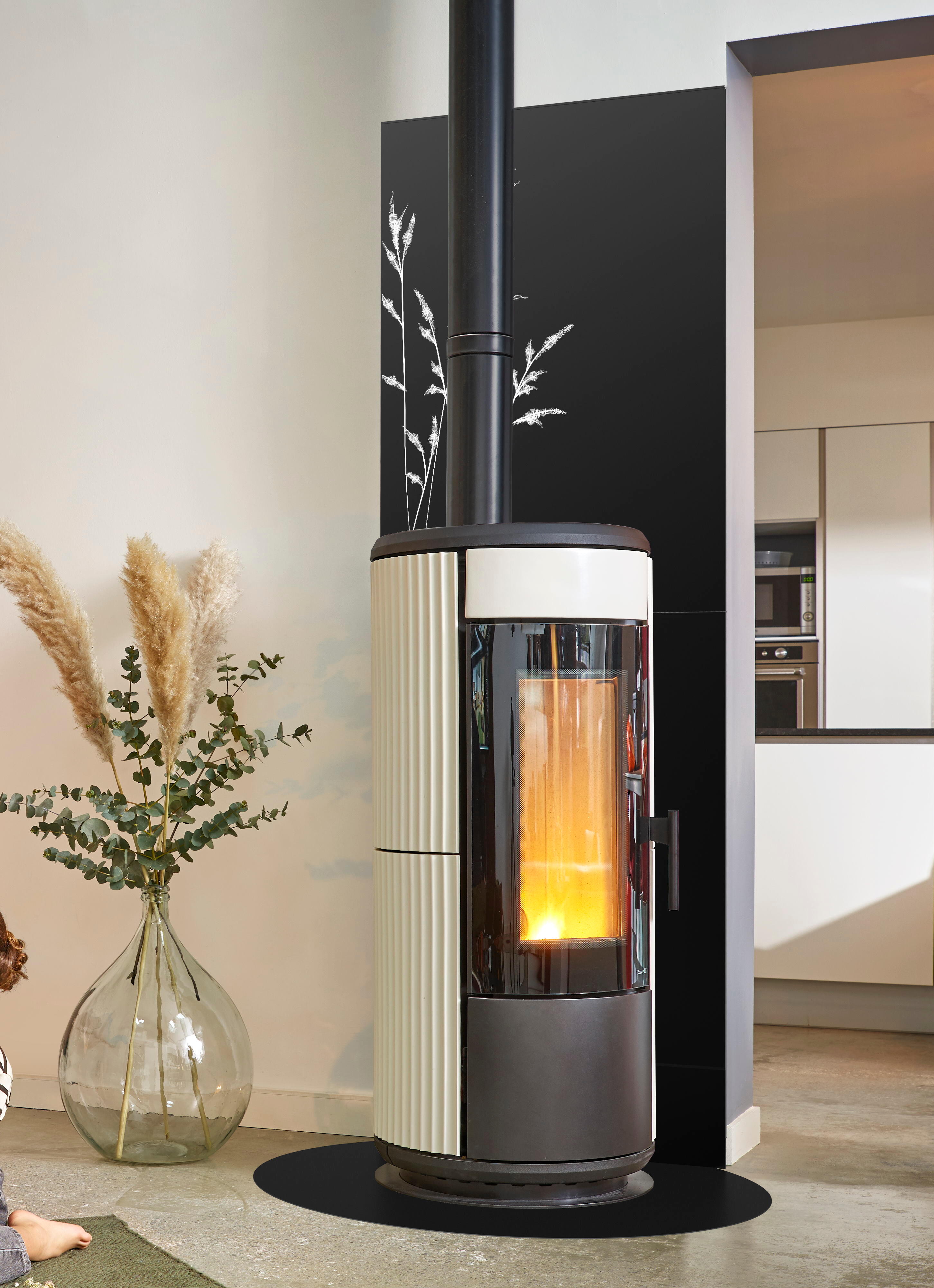 Plaque de protection murale noir DIXNEUF Champêtre l.81 cm x H.120 cm - 2