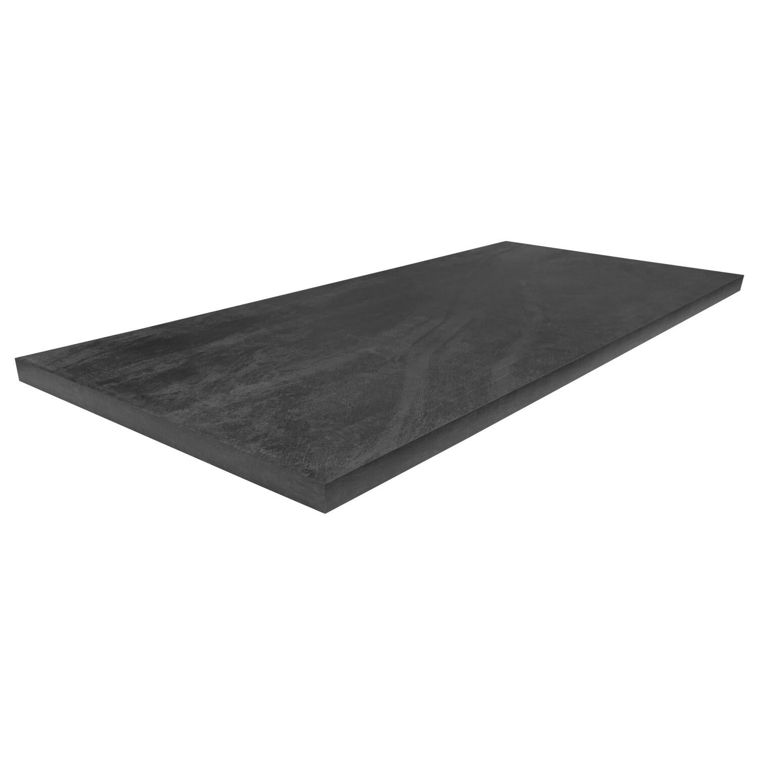 Rollo canto de encimera laminada para cocina Milos vesubio negro 4.5x420 cm - 2