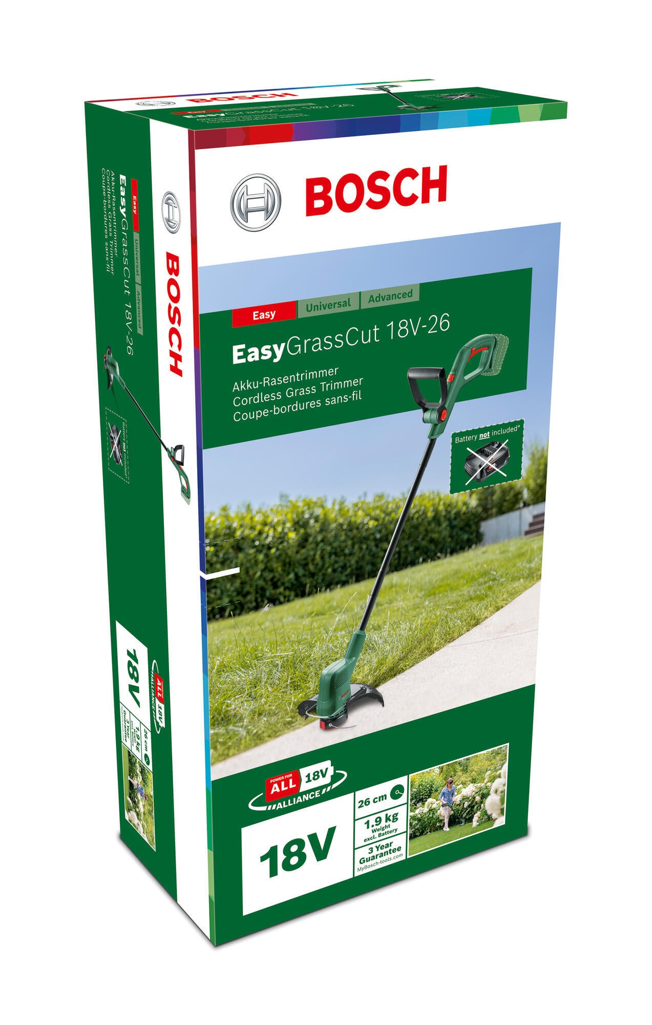 Podkaszarka akumulatorowa Bosch 18V 26cm - 6