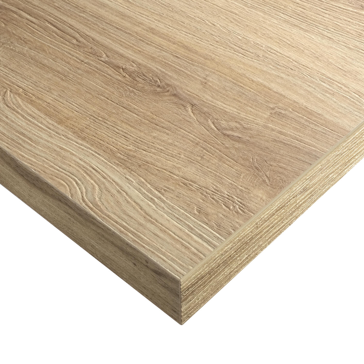Plan de travail stratifié Chêne light bark L.315 x P.65 cm, Ep.38 mm - 4