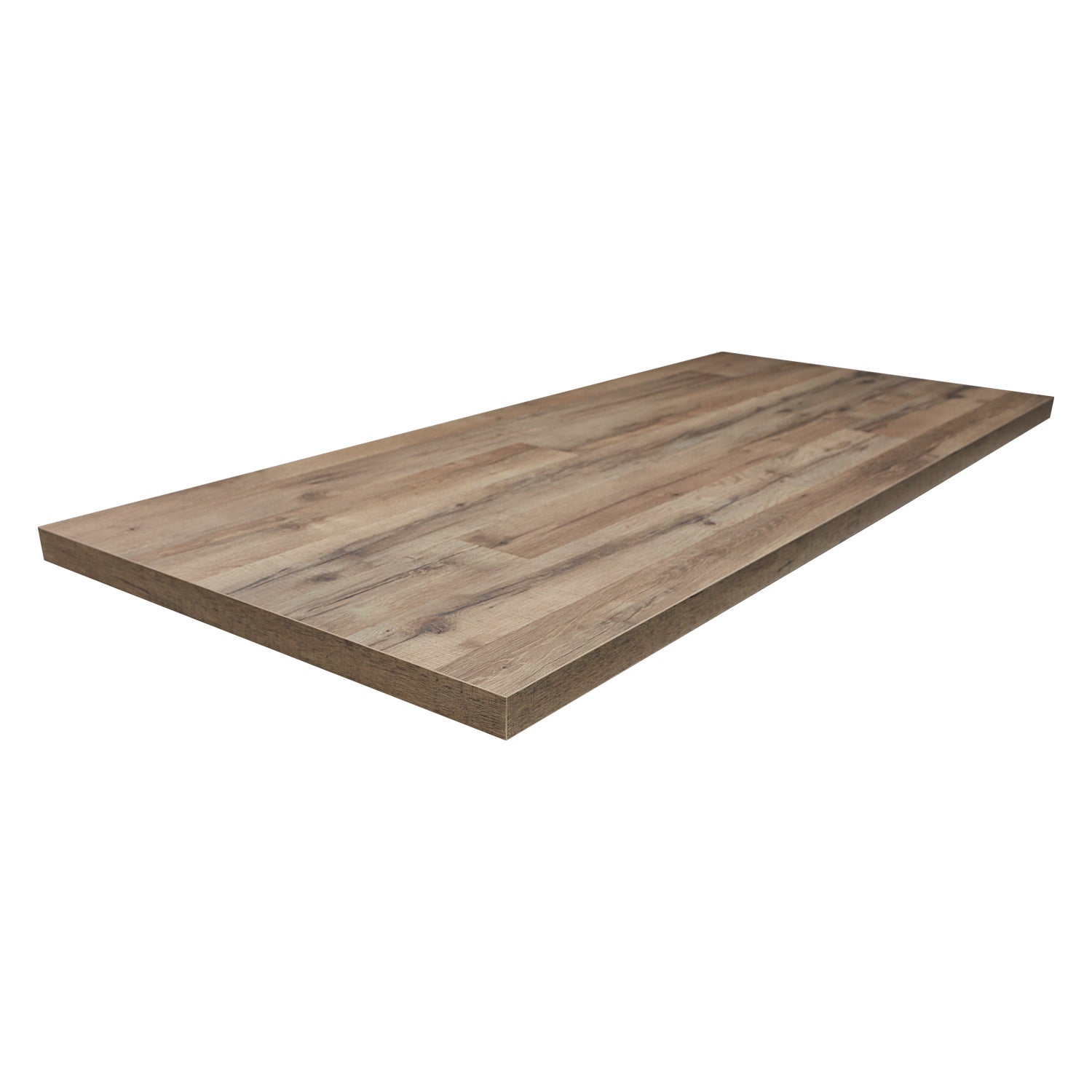 Plan de travail stratifié Chêne lamellé cendré L.315 x P.65 cm, Ep.38 mm - 8
