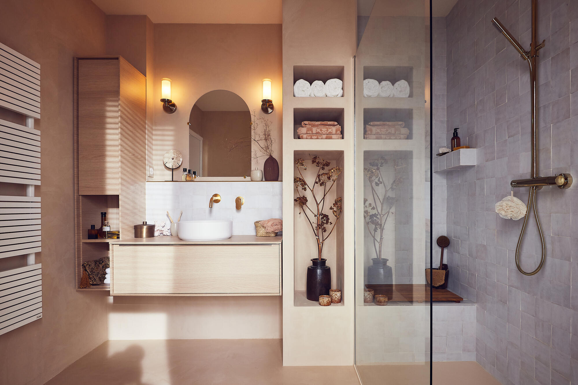 Carrelage mur intérieur effet zellige blanc fes Zellige l.10 x L.10 cm - 5