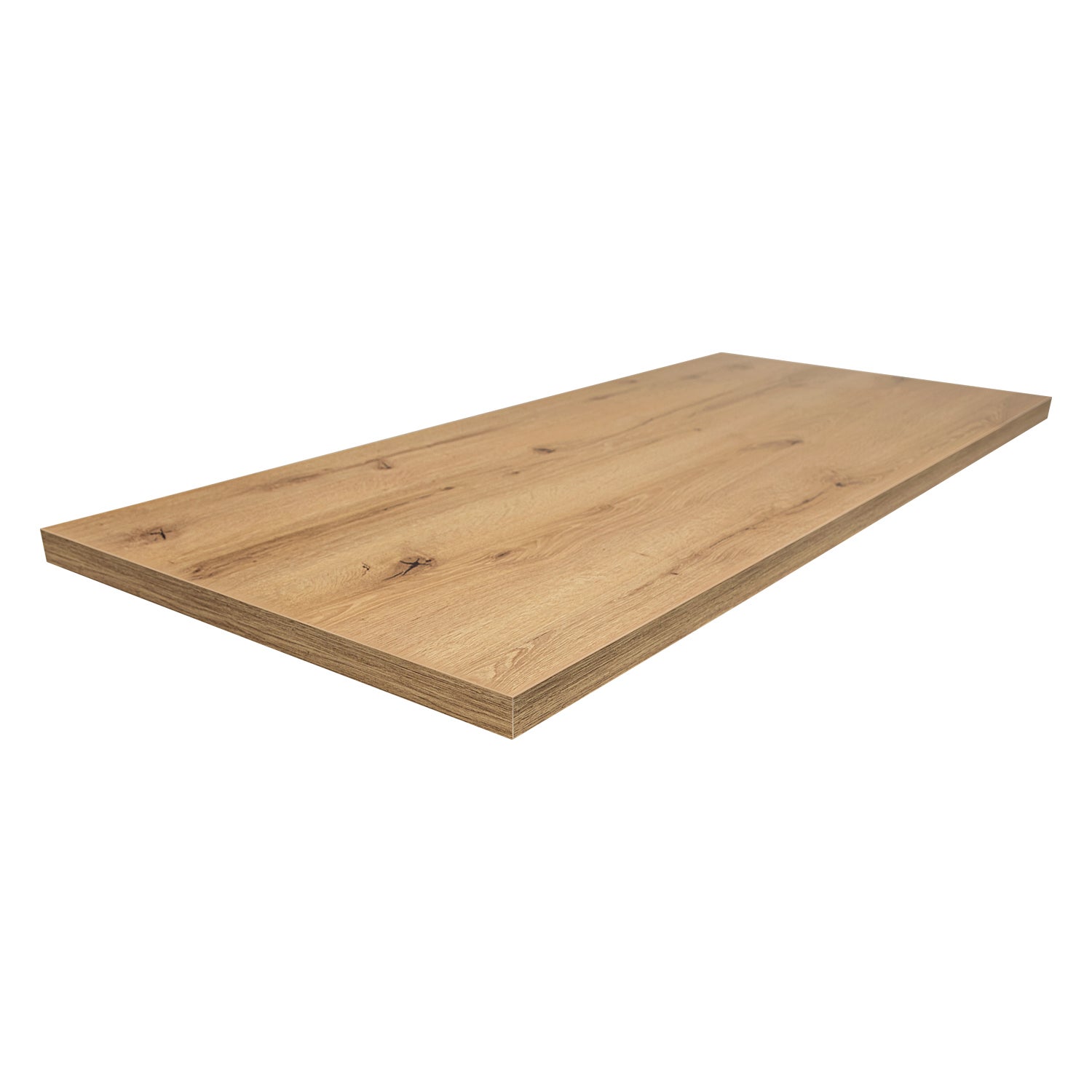 Plan de travail stratifié Chêne black knots L.315 x P.65 cm, Ep.38 mm - 2