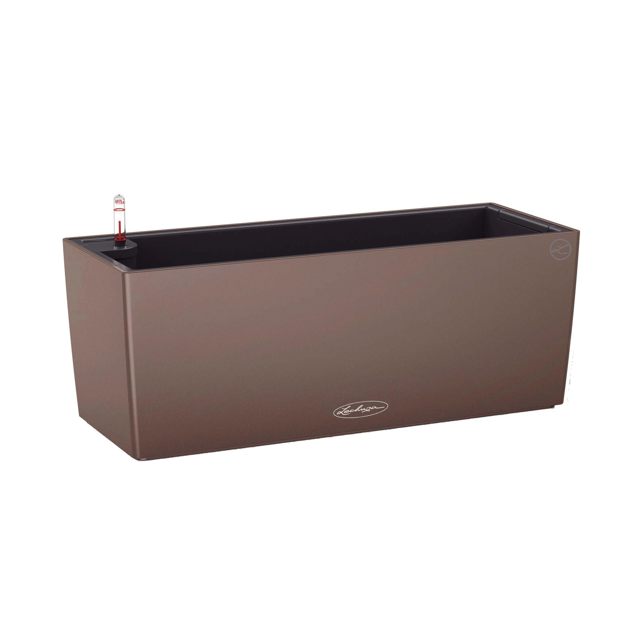 Fioriera autoirrigante LECHUZA in polipropilene marrone H 19 x L 19 x P 50 cm - 2