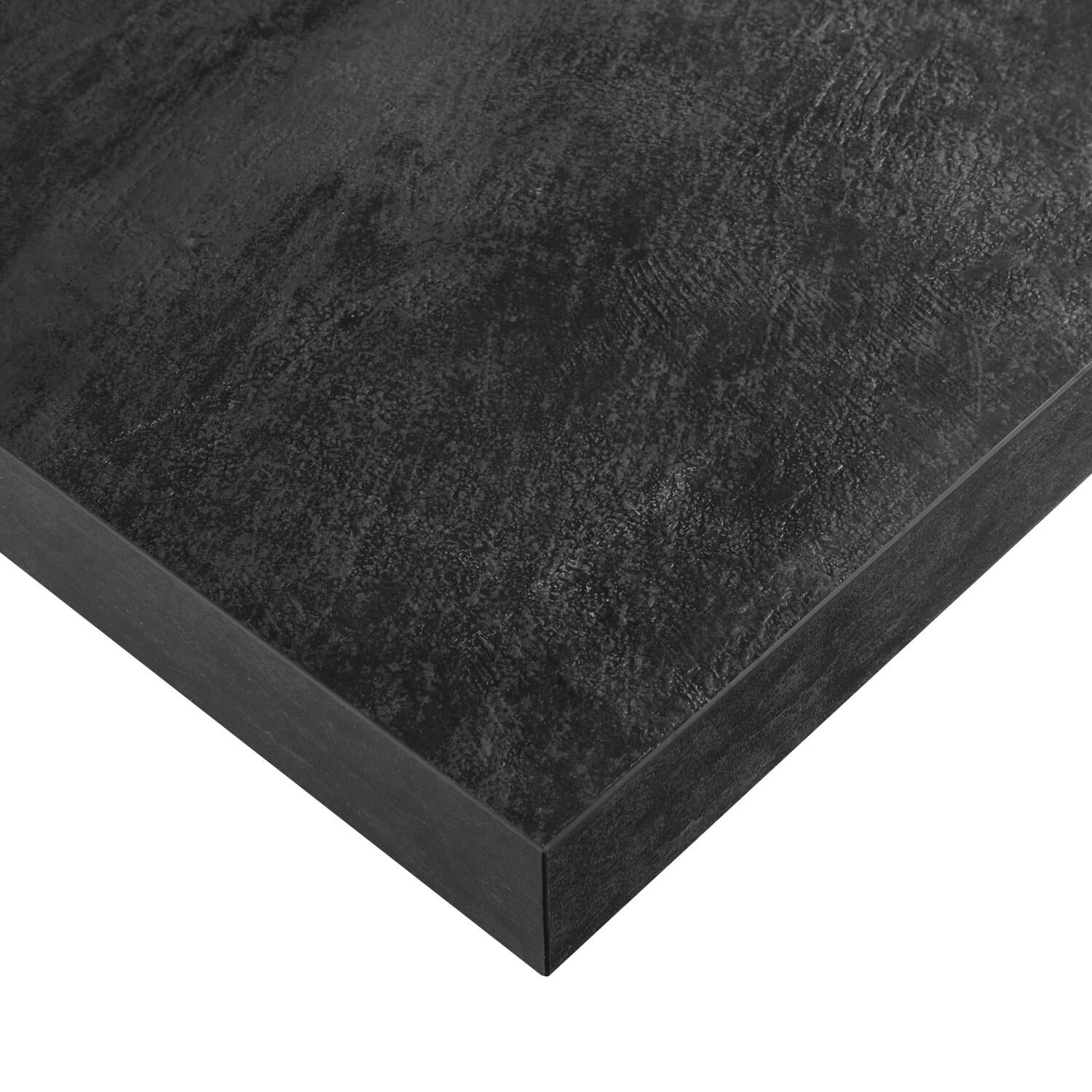 Rollo canto de encimera laminada para cocina Milos vesubio negro 4.5x420 cm - 5
