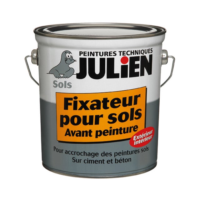 Sous-couche avant peinture sol intérieur / extérieur JULIEN, incolore, 2.5 l