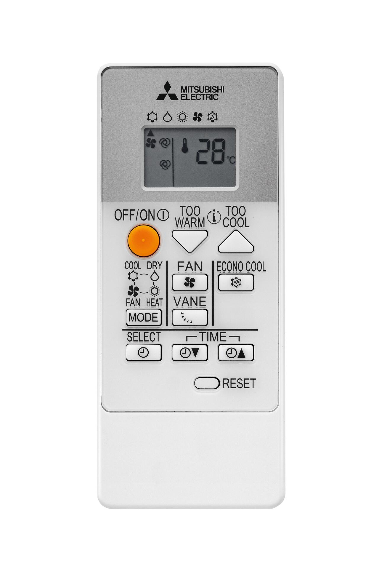 Unità interna condizionatore MITSUBISHI ELECTRIC 8530 BTU inverter WIFI A++/A+ serie MSZ-HR25VF - 2