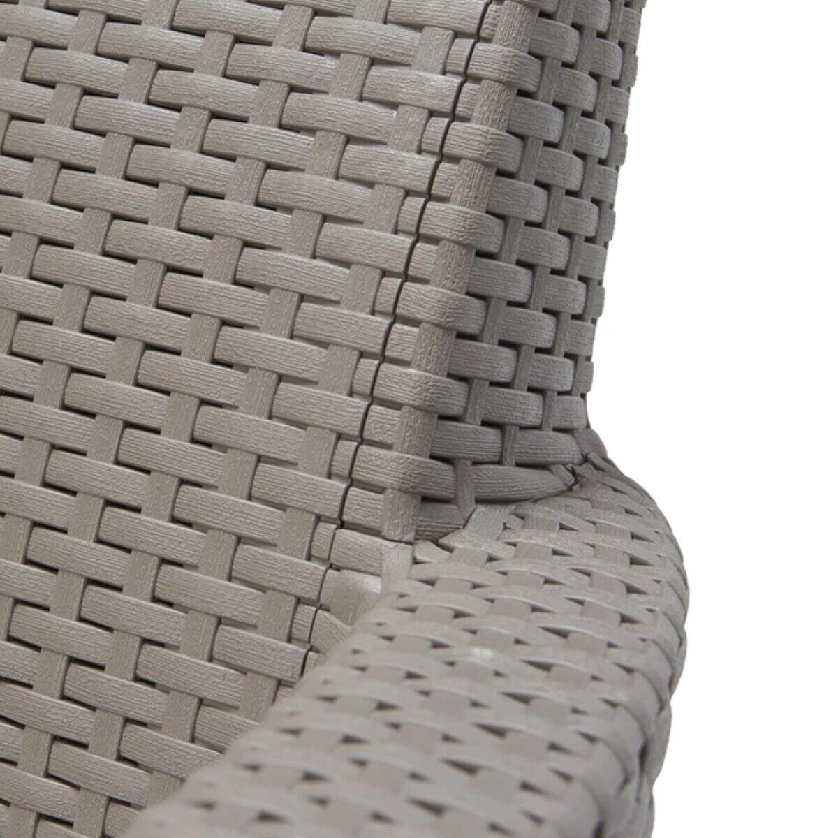 Salotto da giardino per 4 persone marrone Salemo KETER con cuscini in policotone marrone - 16