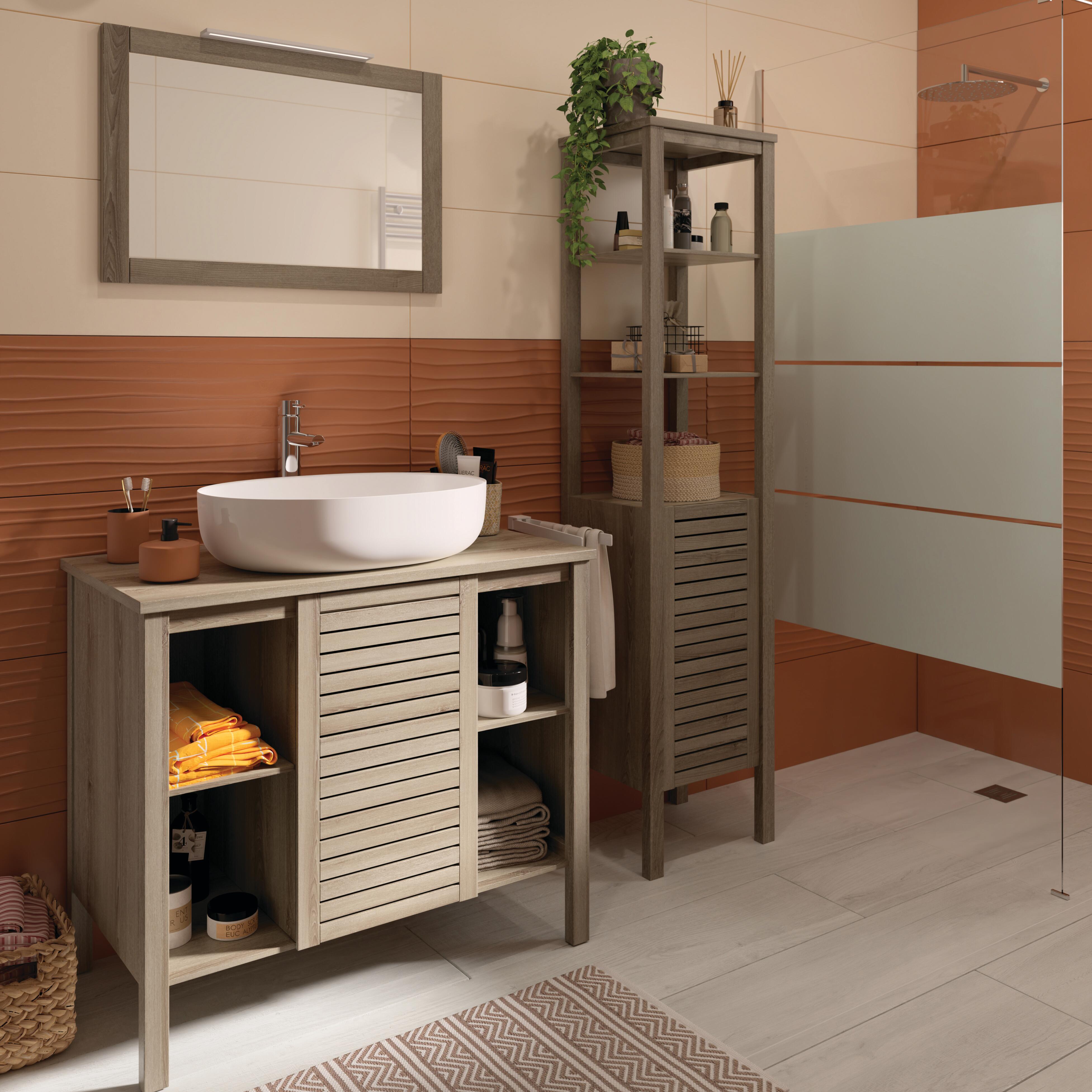 Lavabo da appoggio Metamorfosi OLYMPIA CERAMICA ovale in ceramica L 55 x H 14 x P 42 cm bianco lucido - 7