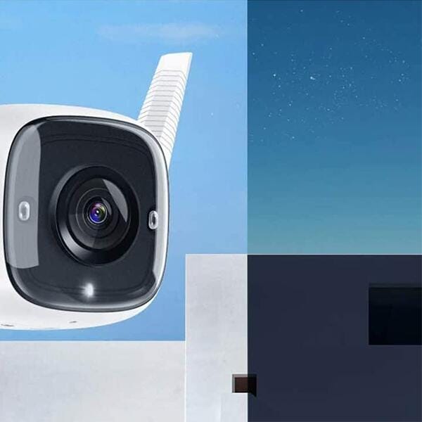 Caméra de surveillance extérieure filaire TAPO C310, blanc