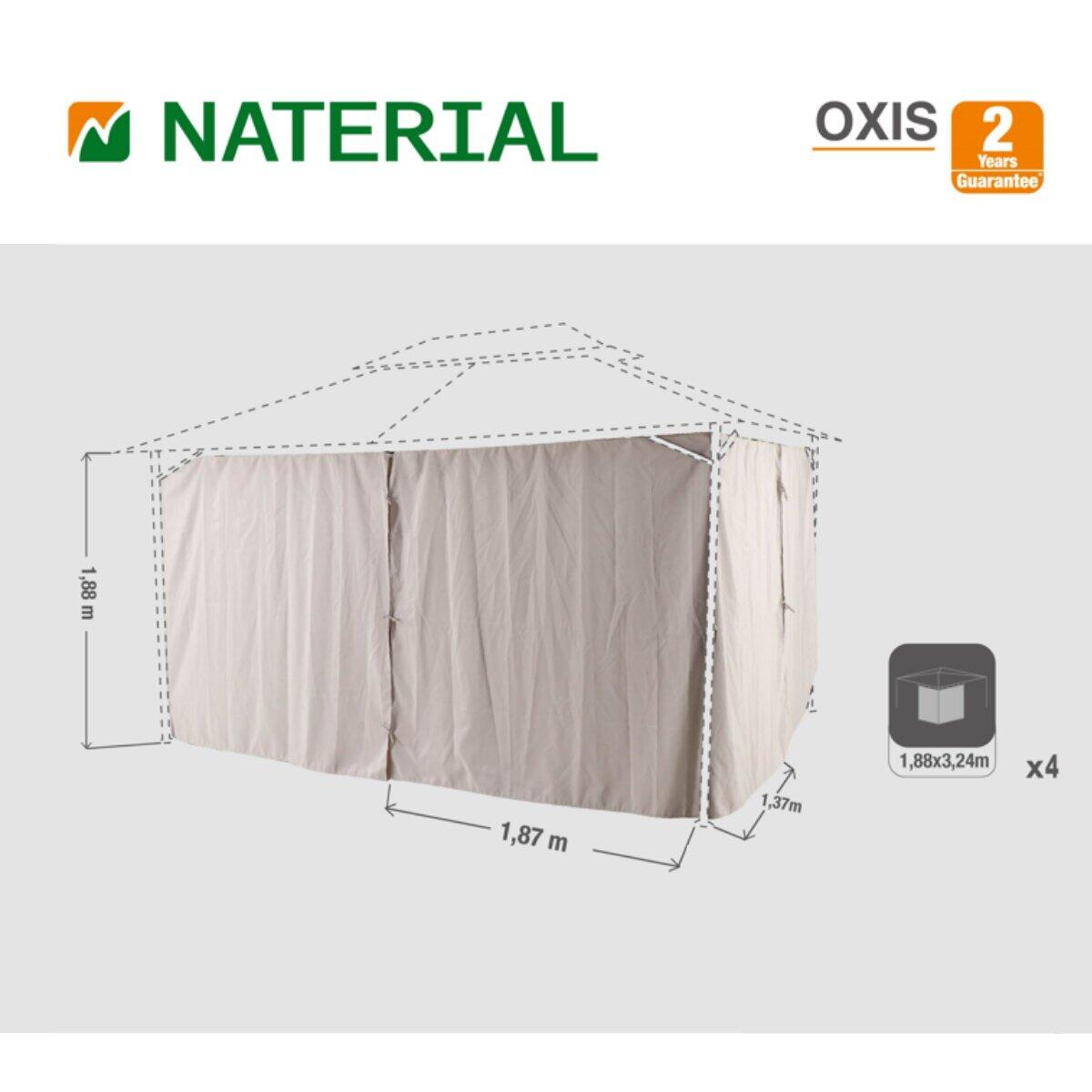 Tenda da esterno Oxis tortora L 324 x H 188 cm - 7
