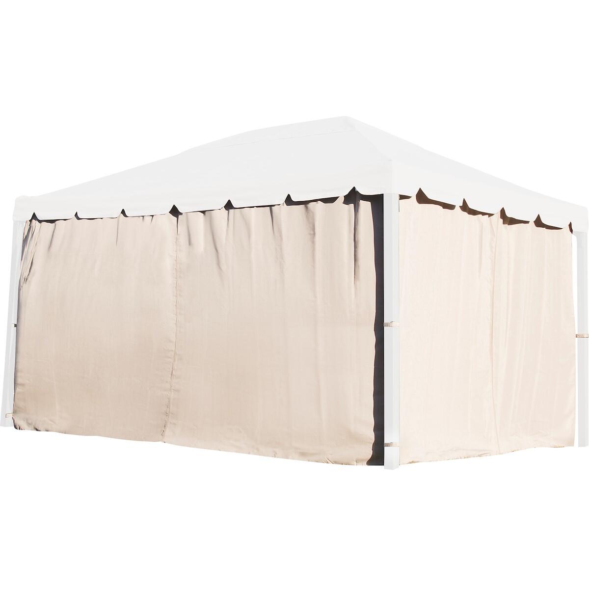 Tenda da esterno NATERIAL Ysis tortora L 204 x L 346 cm, 4 pezzi - 7
