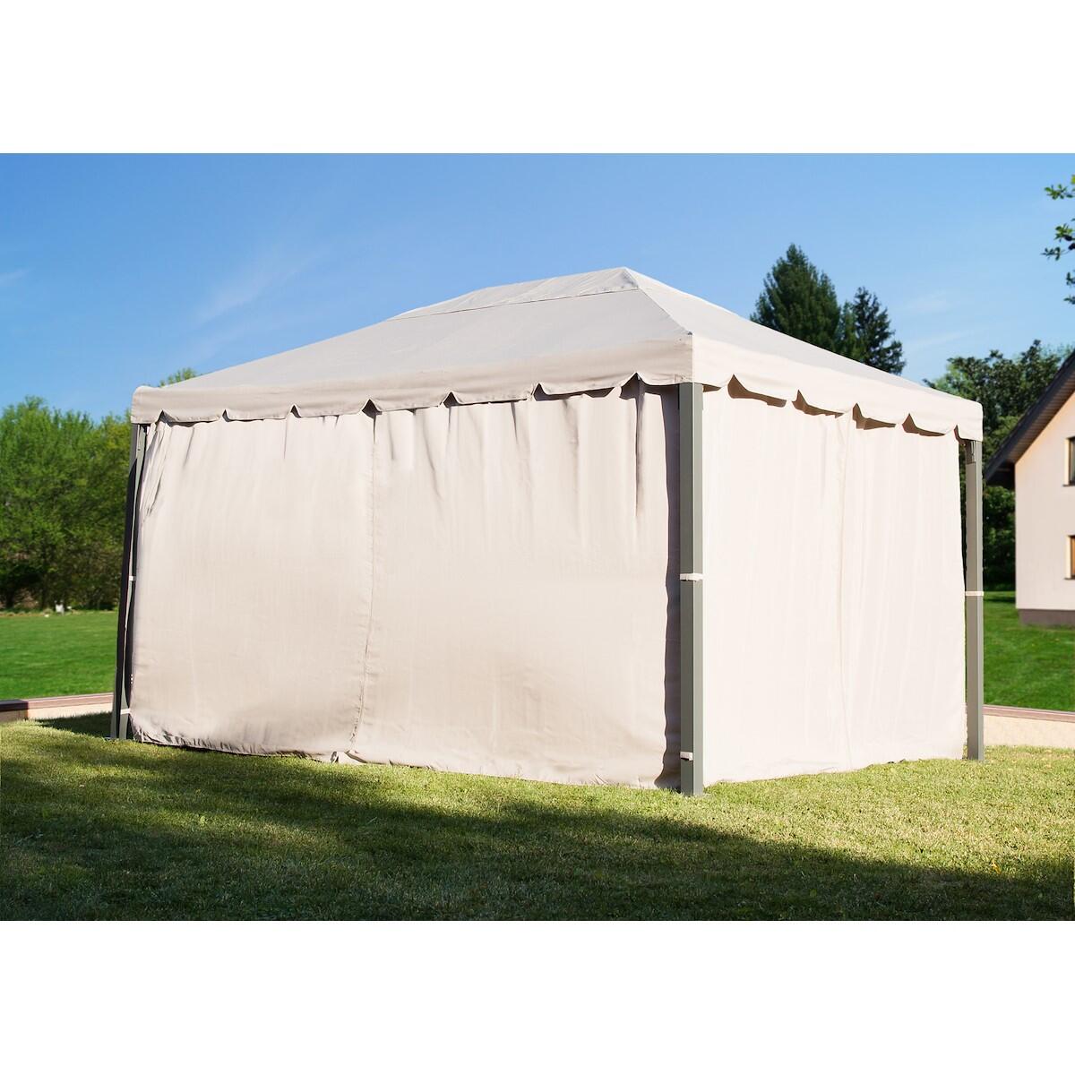 Tenda da esterno NATERIAL Ysis tortora L 204 x L 346 cm, 4 pezzi - 5