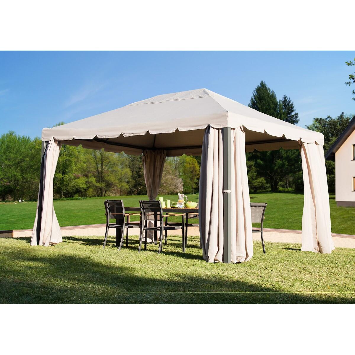 Tenda da esterno NATERIAL Ysis tortora L 204 x L 346 cm, 4 pezzi - 3