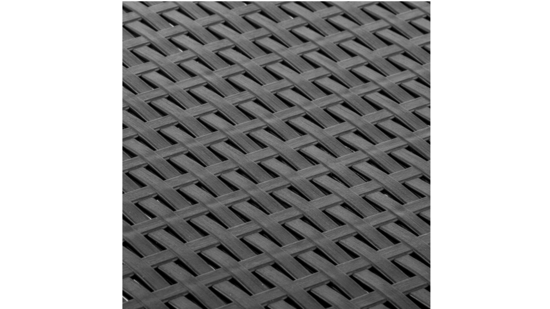 Poltrona da giardino con cuscino beige e braccioli Folia, struttura in resina intrecciata seduta in polipropilene antracite, L 59 x H 89 x P 58 cm - 7