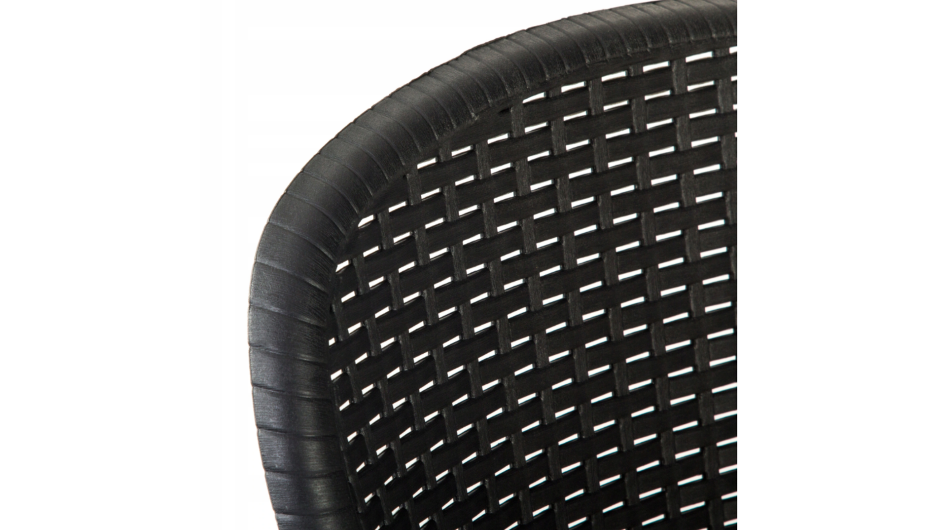 Poltrona da giardino con cuscino beige e braccioli Folia, struttura in resina intrecciata seduta in polipropilene antracite, L 59 x H 89 x P 58 cm - 5