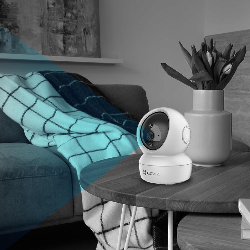 Caméra IP intérieure motorisée avec vision 360° - C6N 4MP Ezviz
 - 6