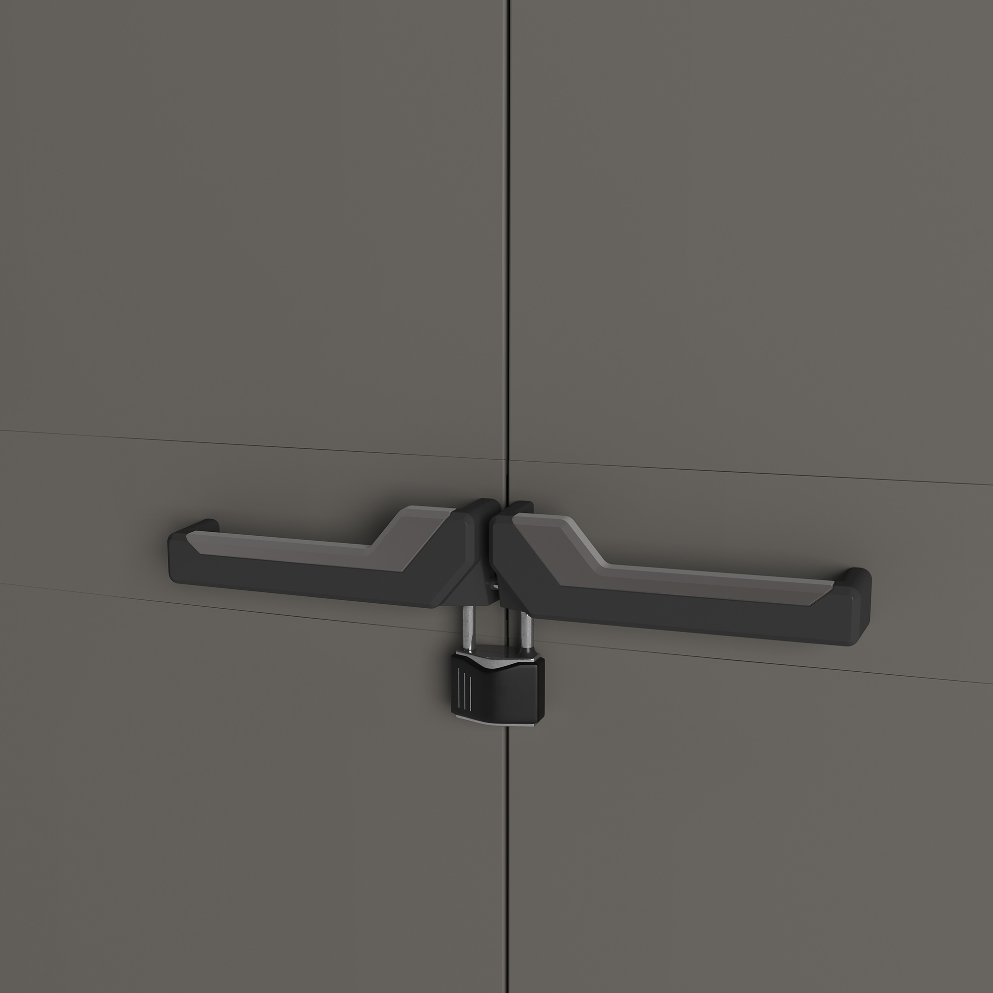 Armário alto PVC interior preto cinza 68x39x166 cm - 16