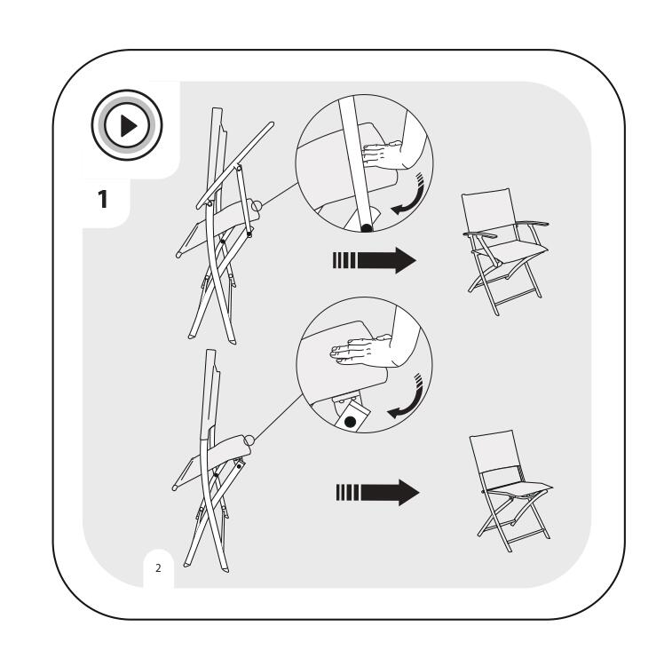 Cadeira de metal NATERIAL EMYS BRANCO - 11